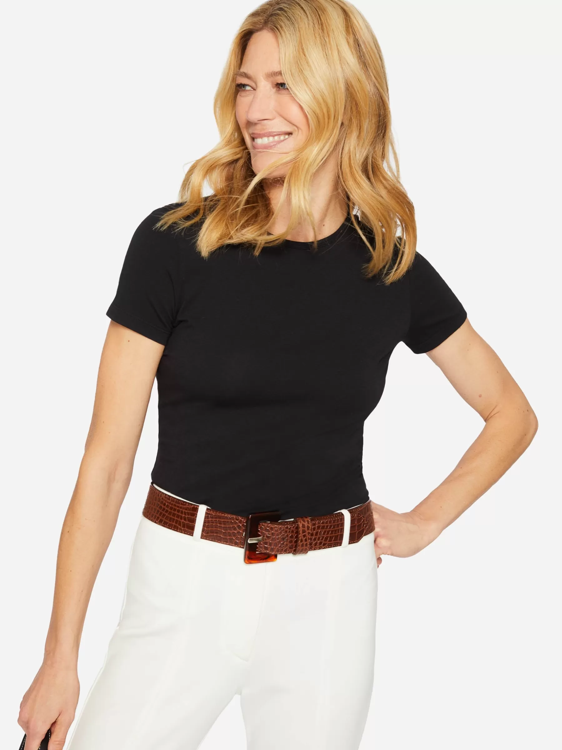 Best Allie Cap Sleeve Tee Women Tops | Tees