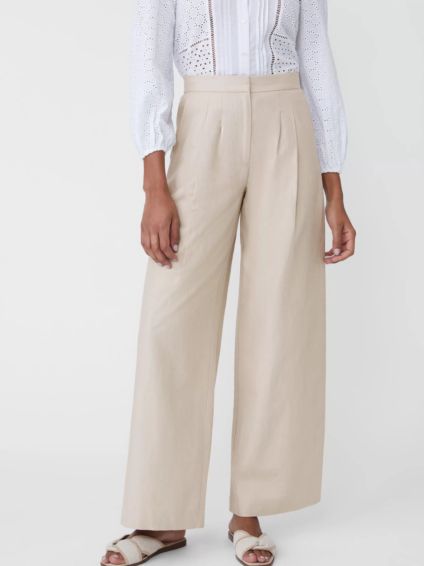 Cheap Amal Linen Blend Pants Women Suits & Sets | Pants