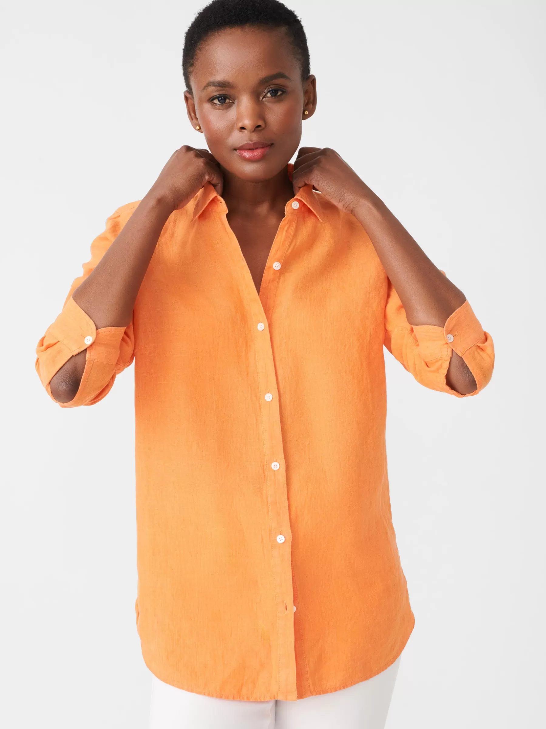 Online Britt Linen Shirt Women Tops