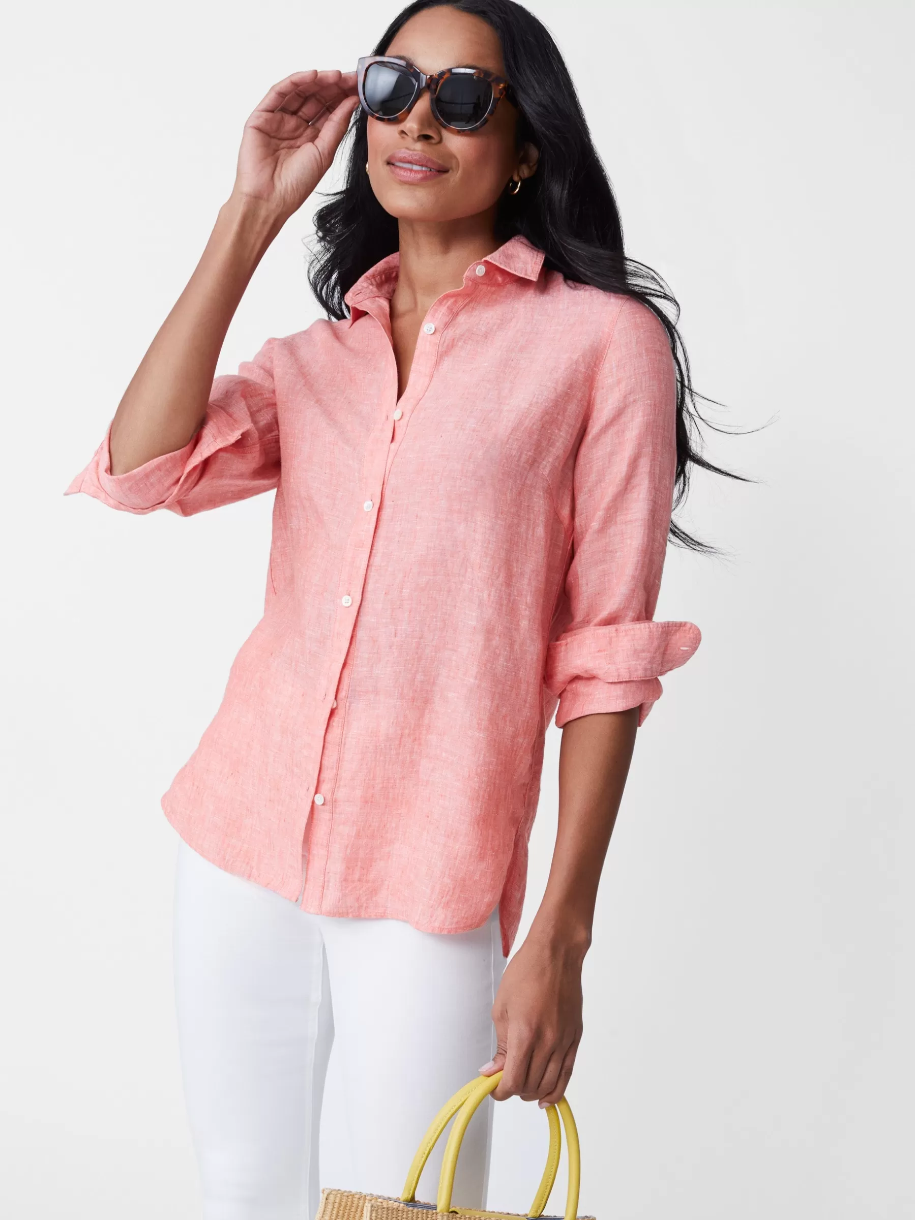 Hot Britt Linen Shirt Women Tops