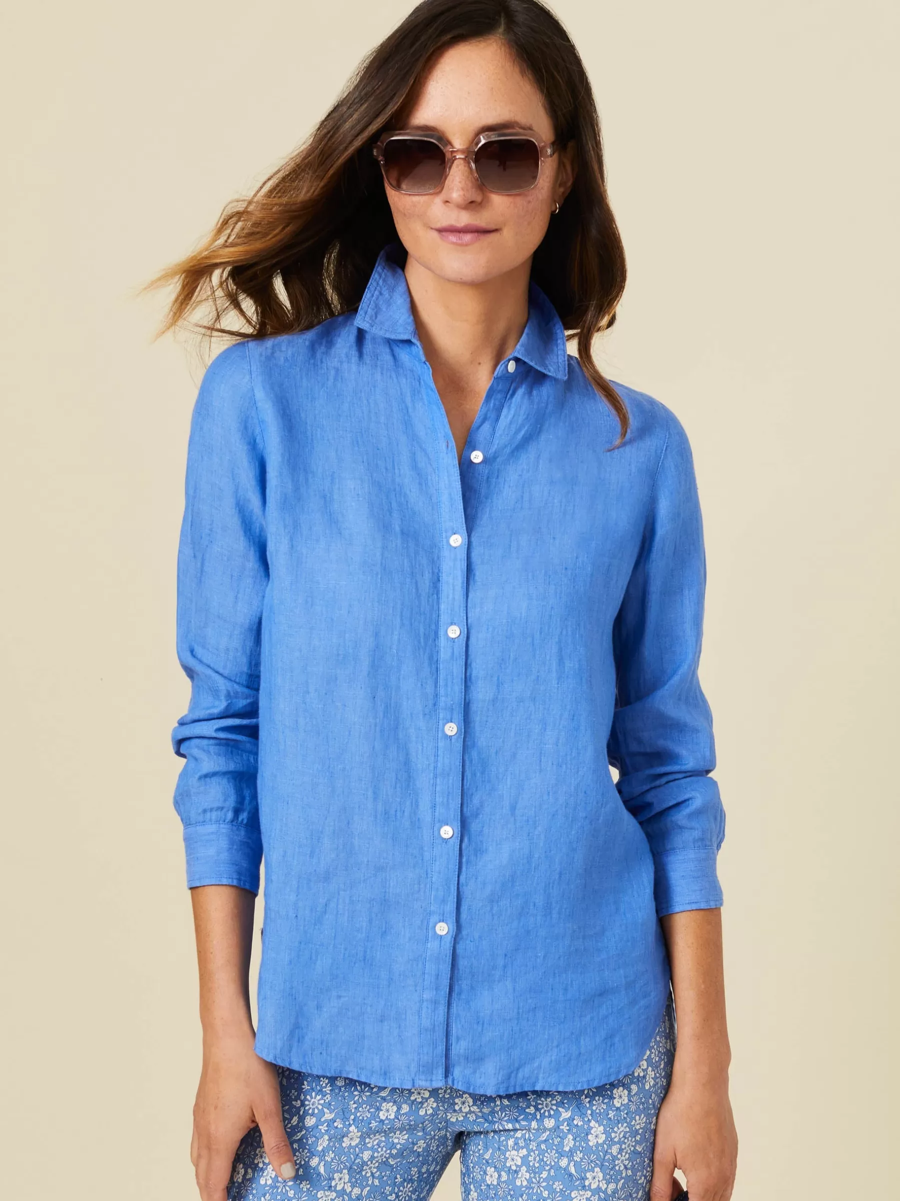 Outlet Britt Linen Shirt Women Tops