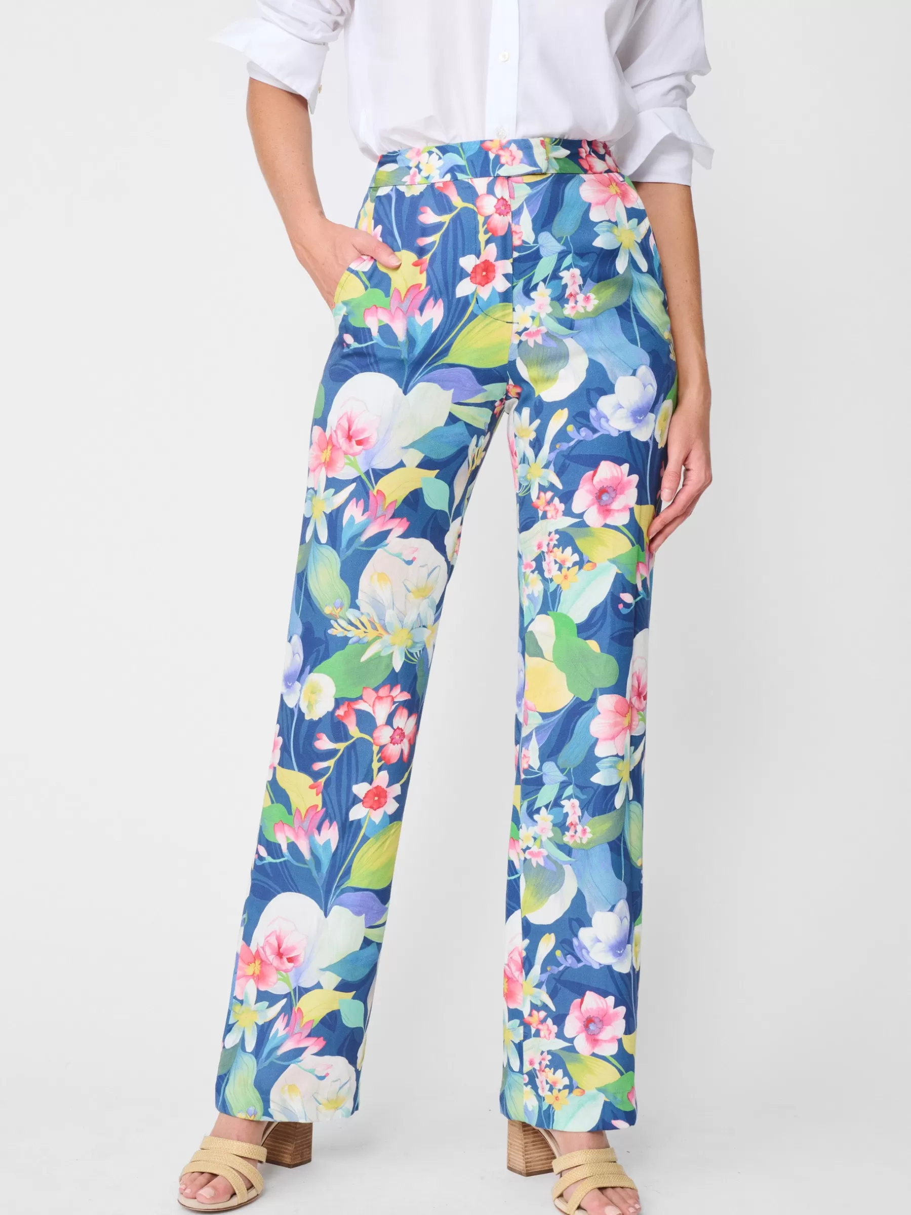 Shop Broderick Pants In Floral Reef Women Pants