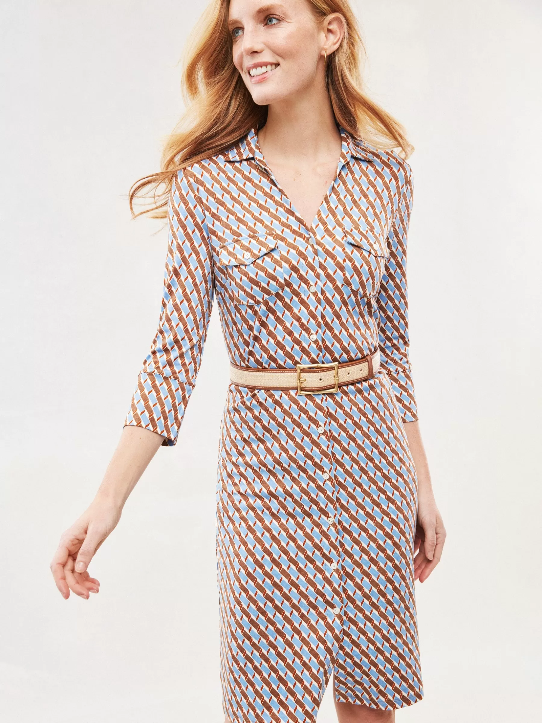 Best Sale Brynn Dress In Mini Fernwood Geo Women Dresses