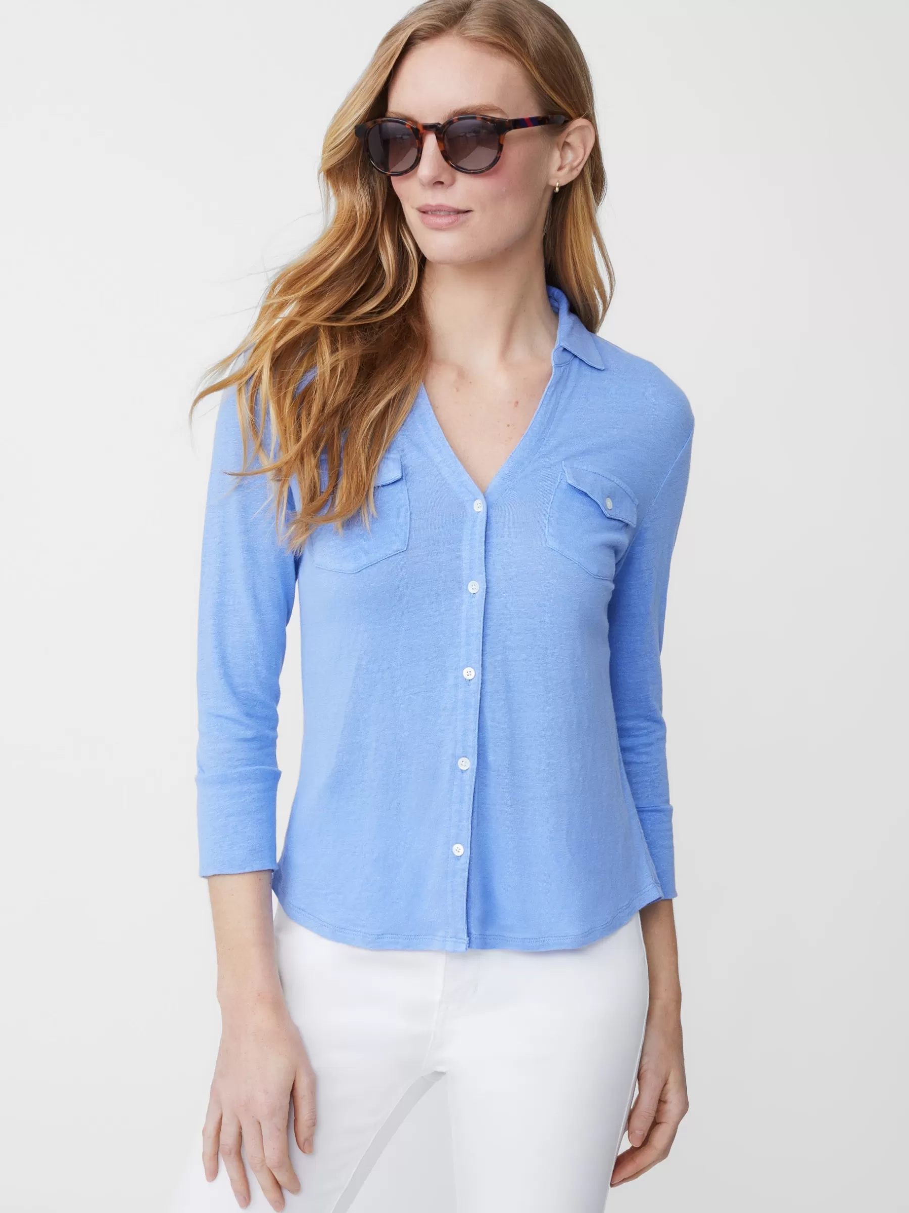 Flash Sale Brynn Linen Shirt Women Tops