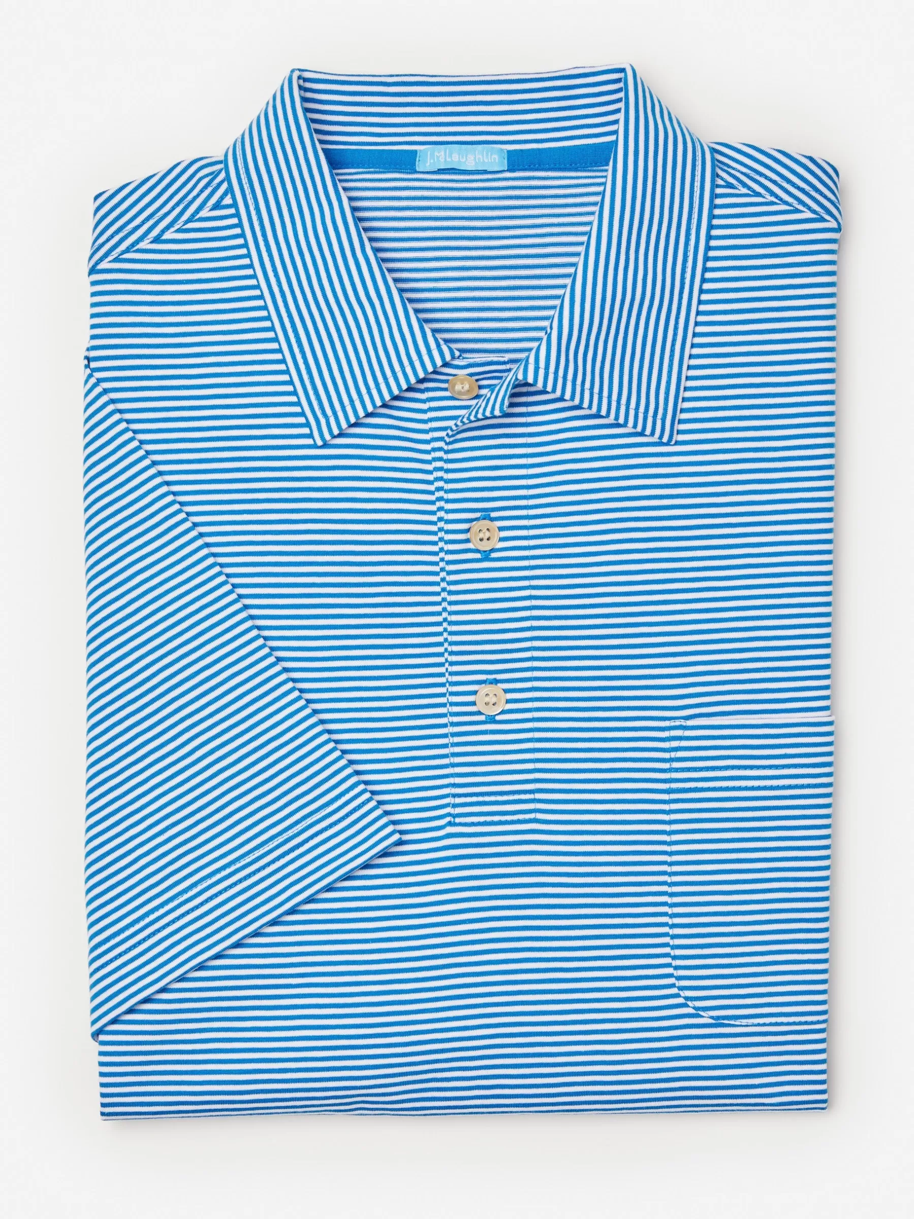 Fashion Callahan Cotton Polo In Stripe Knits & Polos