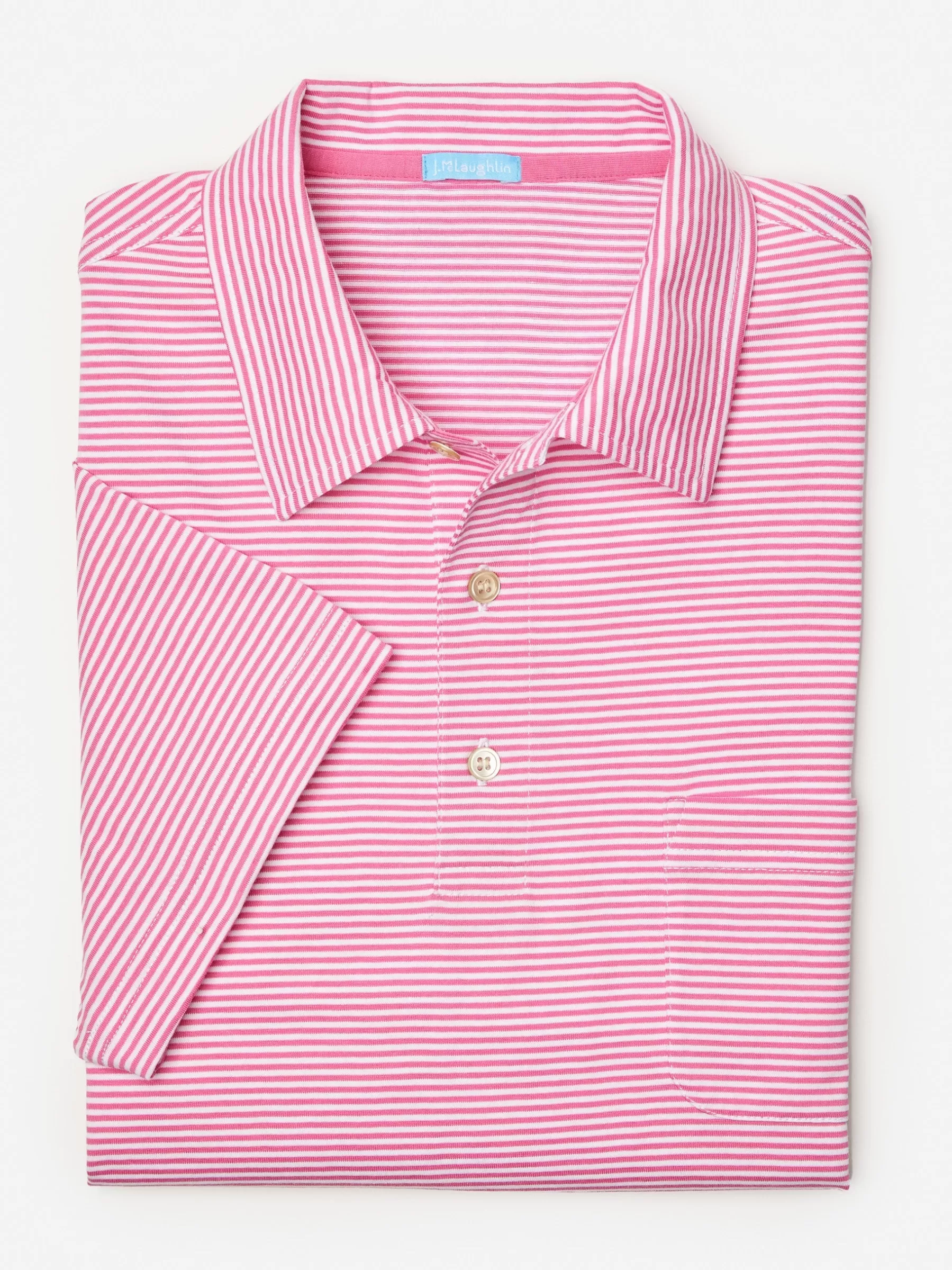 Cheap Callahan Cotton Polo In Stripe Knits & Polos