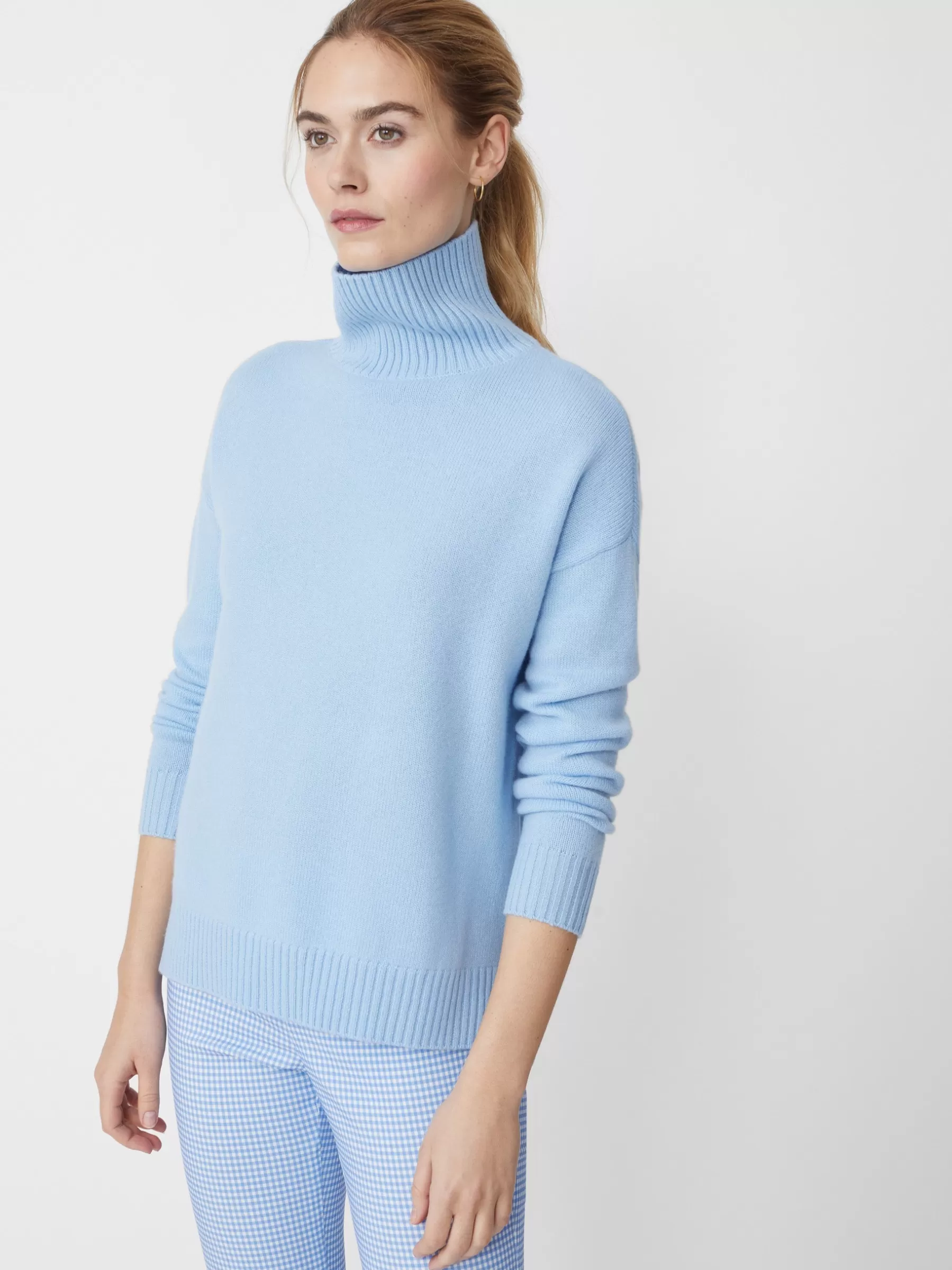 Best Clara Cashmere Turtleneck Women Sweaters