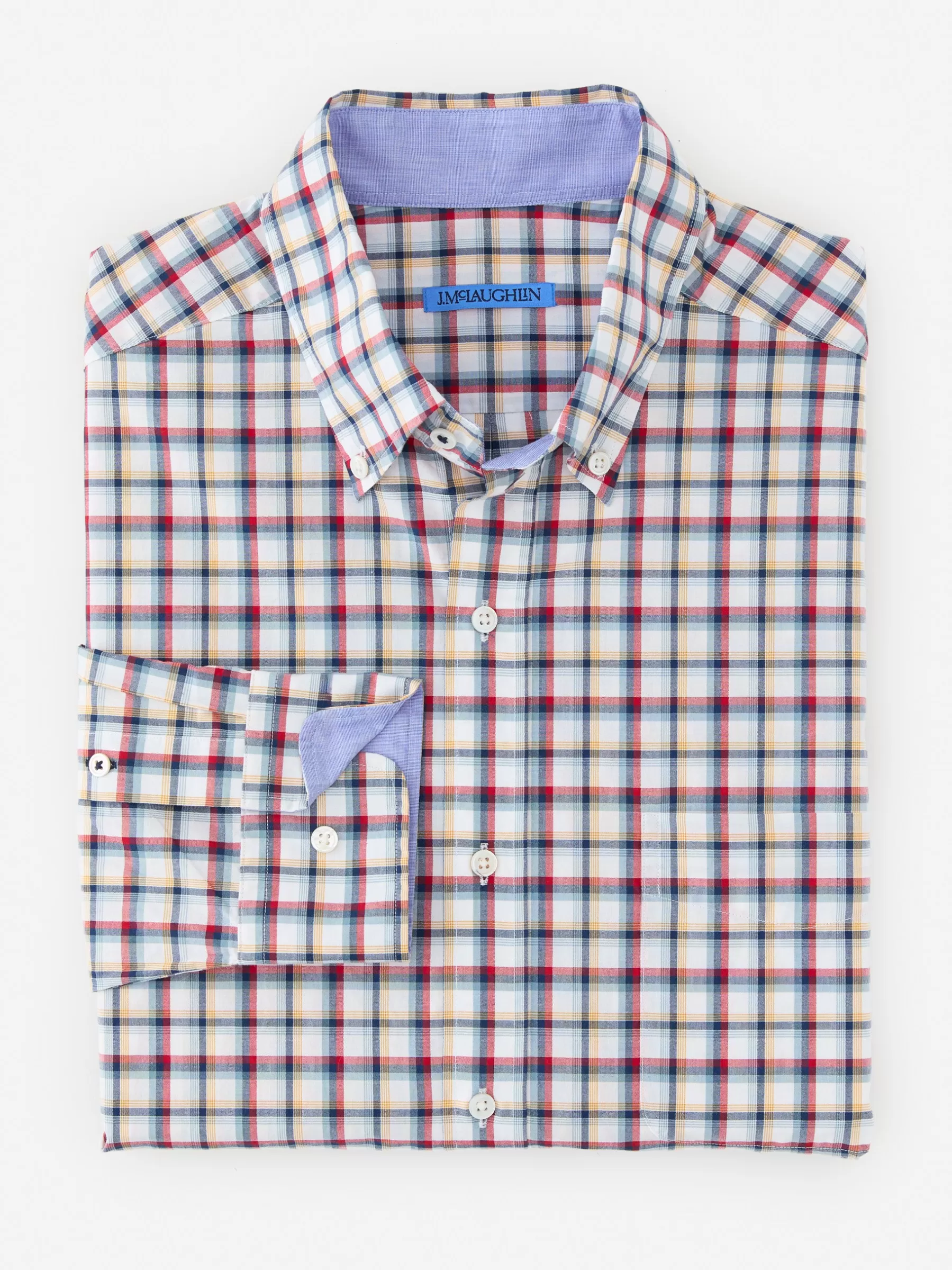 Flash Sale Collis Classic Fit Shirt In Plaid Shirts