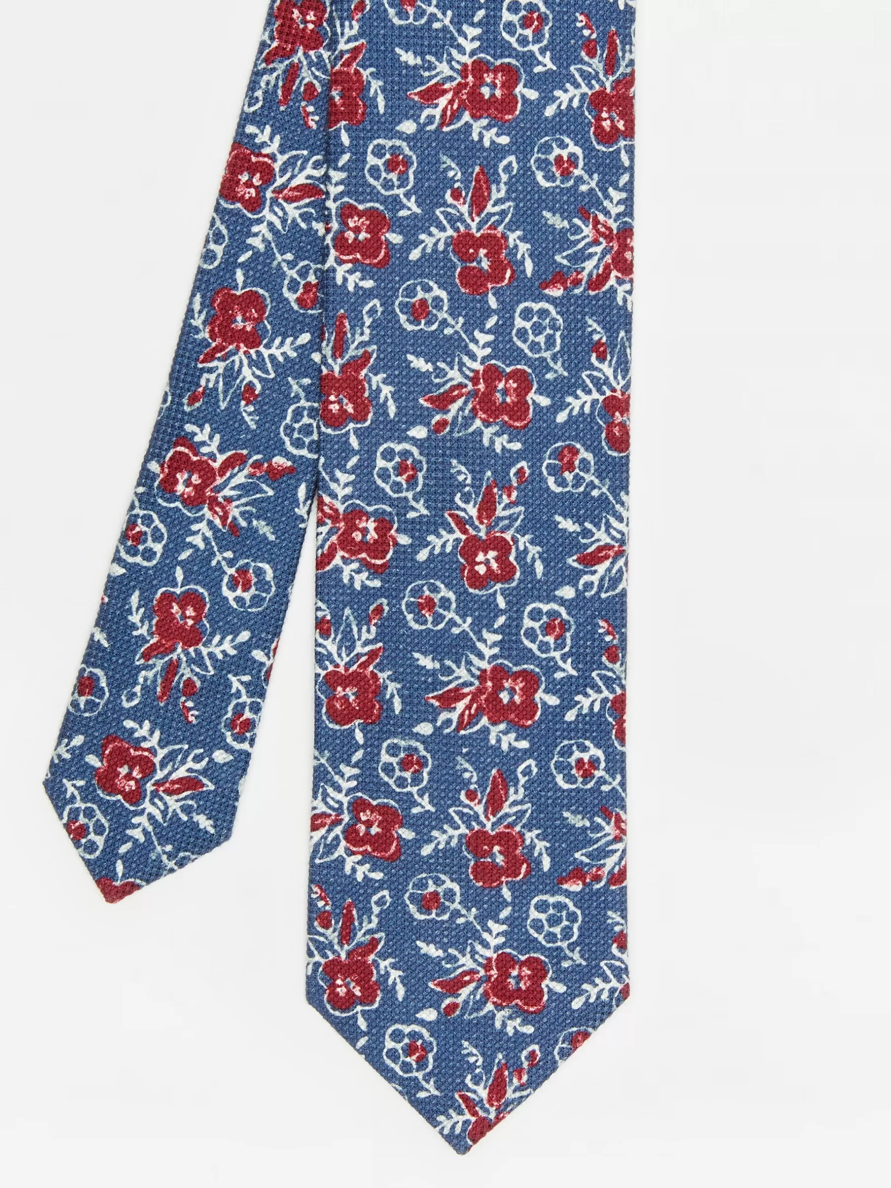Outlet Cotton Silk Tie In Watercolor Rose Shoes & Accessories | Ties