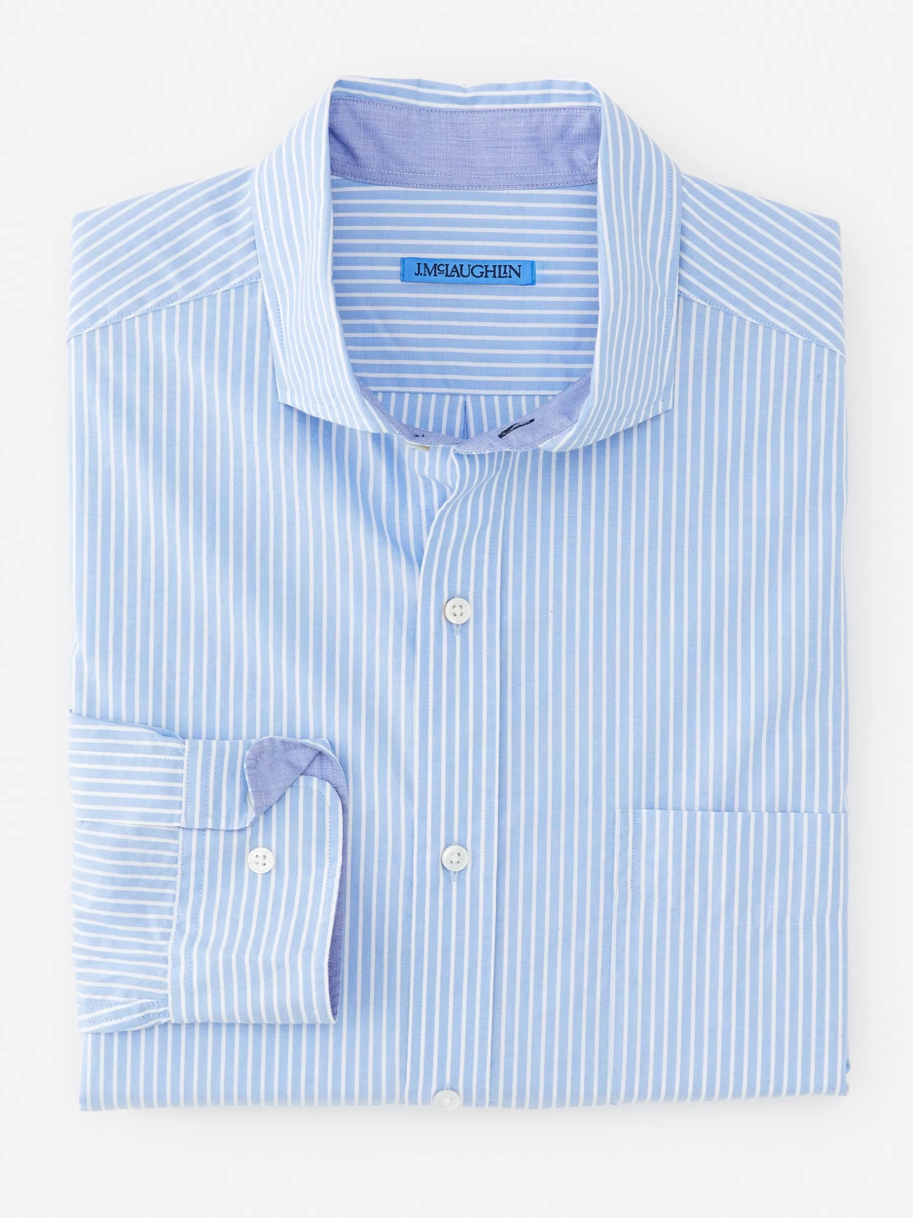 New Drummond Classic Fit Shirt In Stripe Shirts