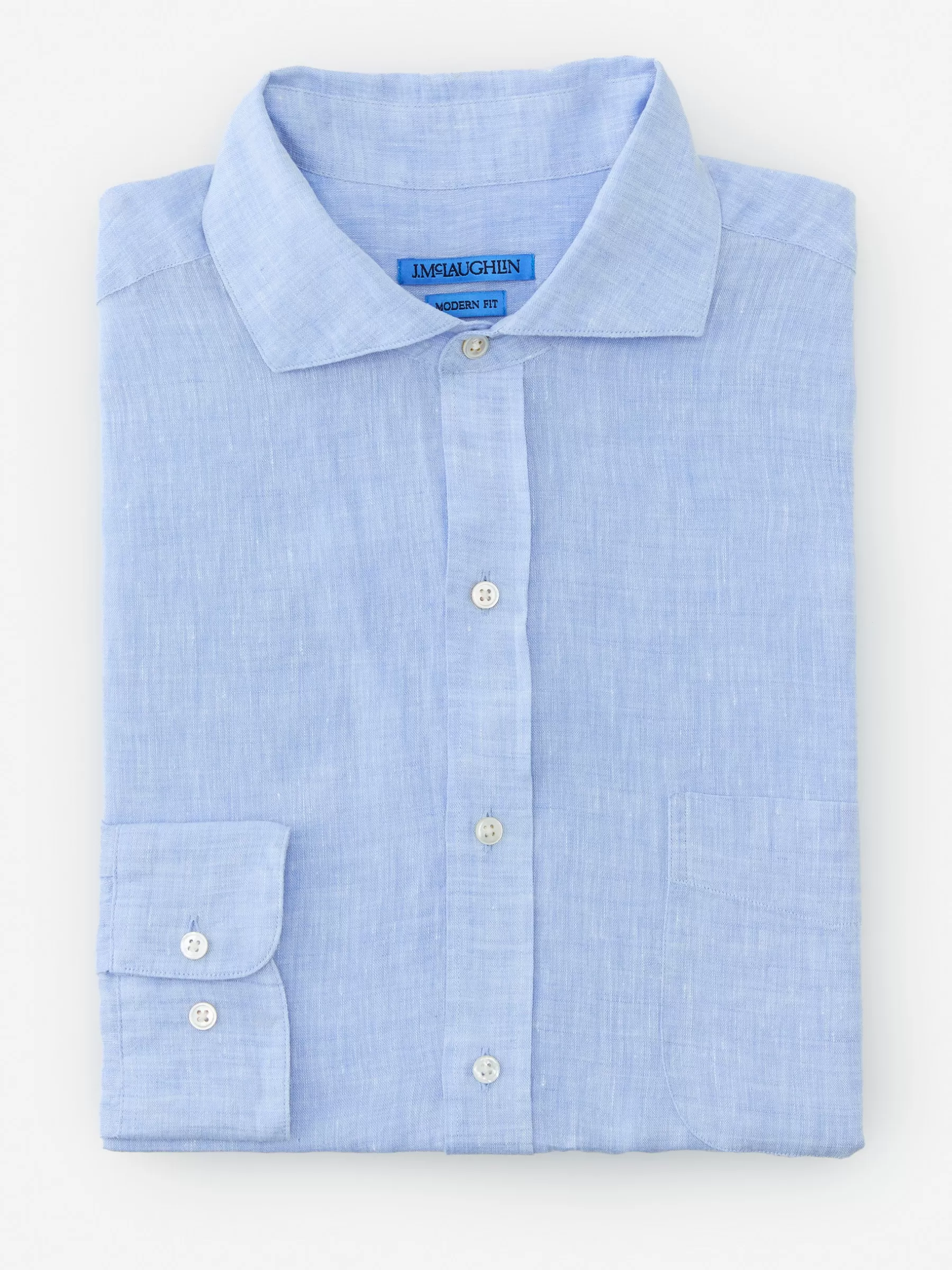 Best Drummond Modern Fit Linen Shirt Shirts