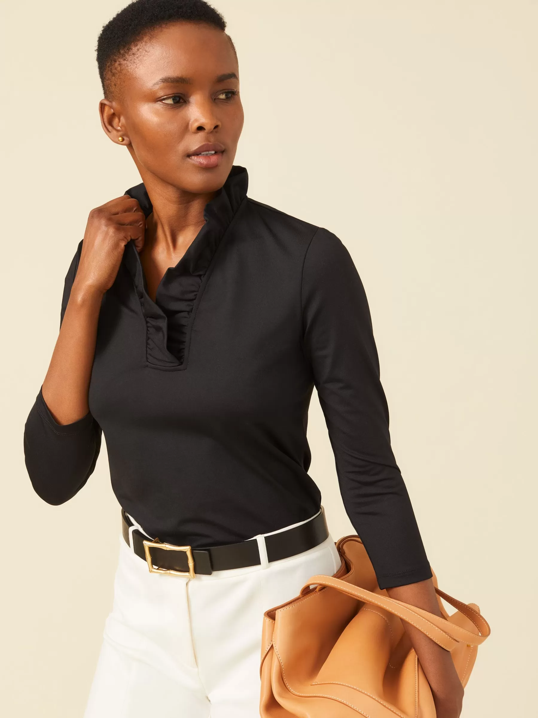 Sale Durham Ruffle Top Women Tops | Tees