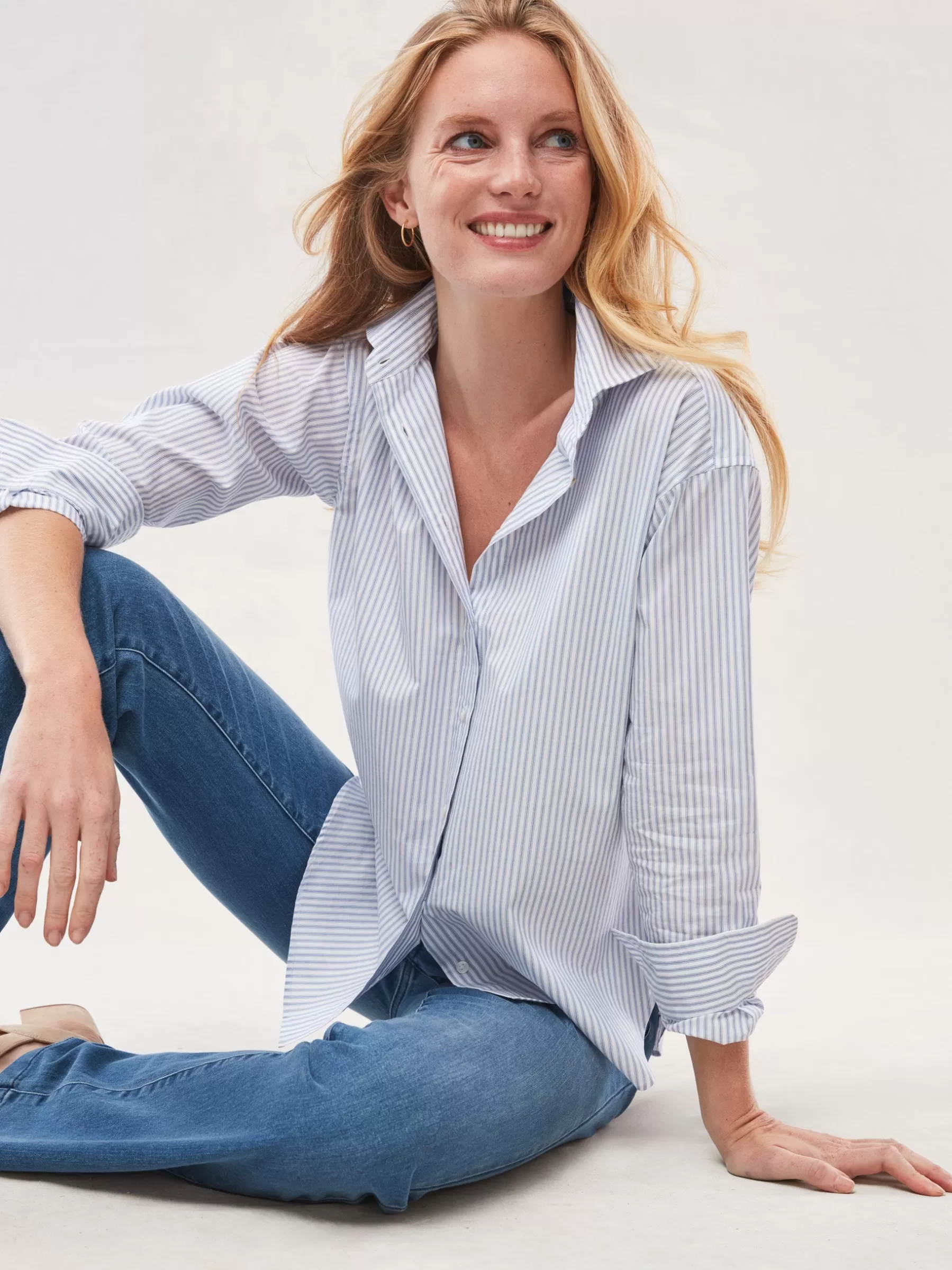 Store Finn Shirt In Stripe Women Tops