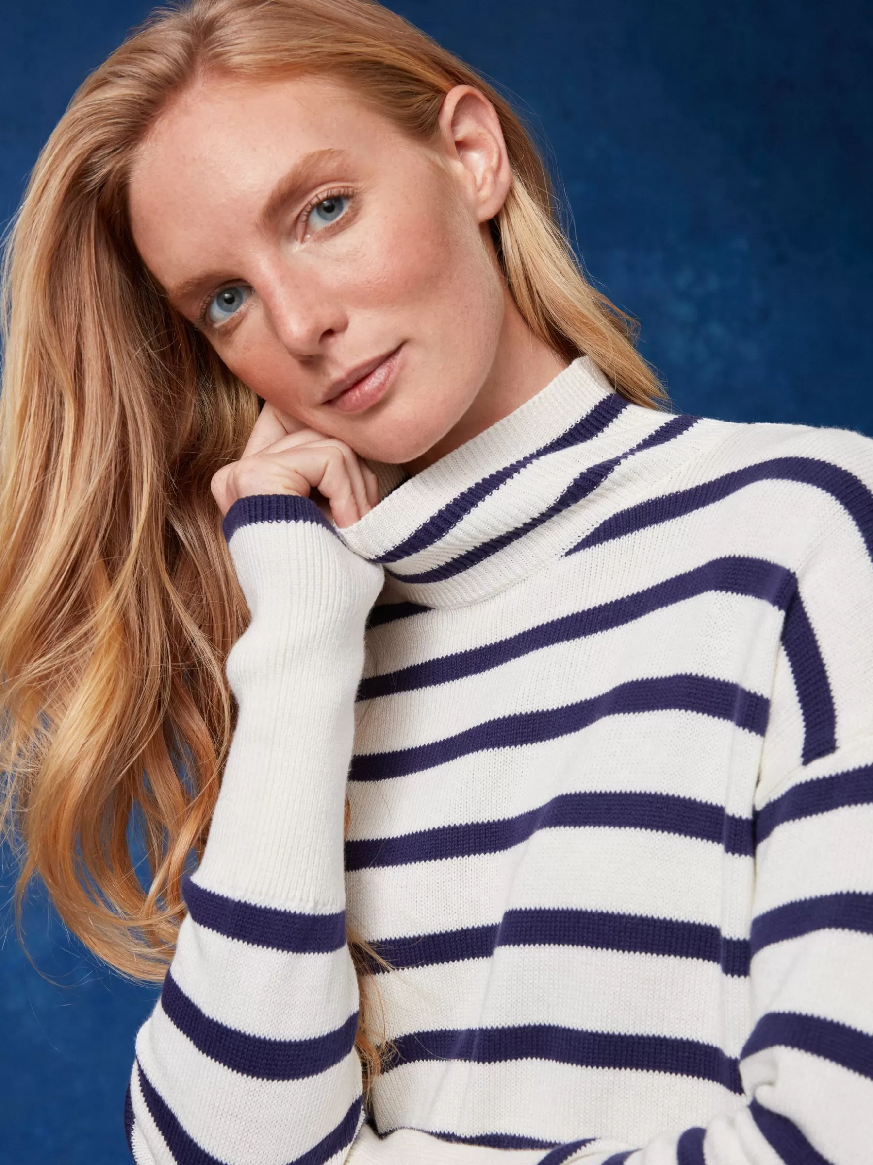 Best Garance Turtleneck In Stripe Women Sweaters