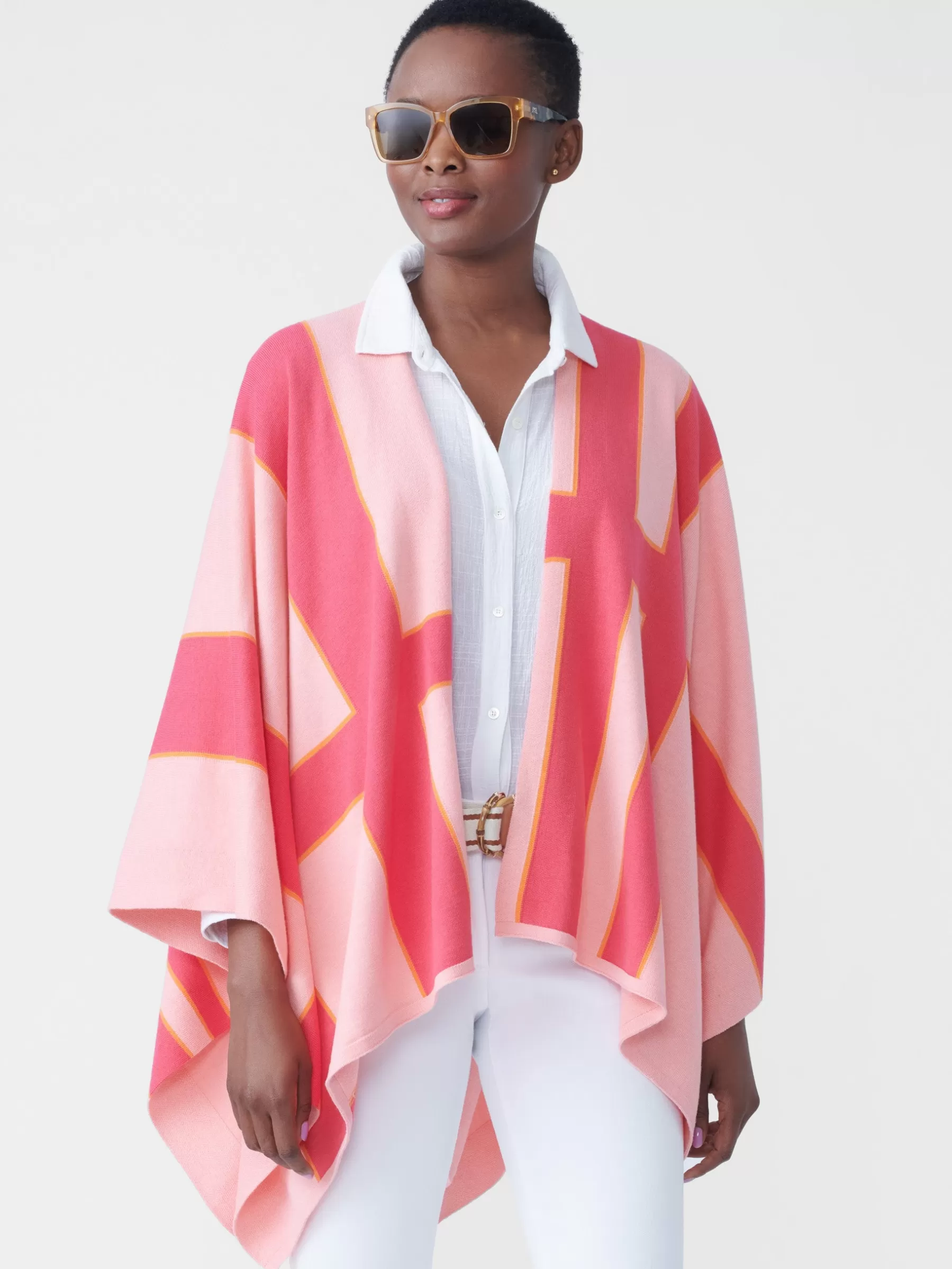 Online Giulietta Wrap In Block Stripe Women Jackets & Outerwear | Sweaters