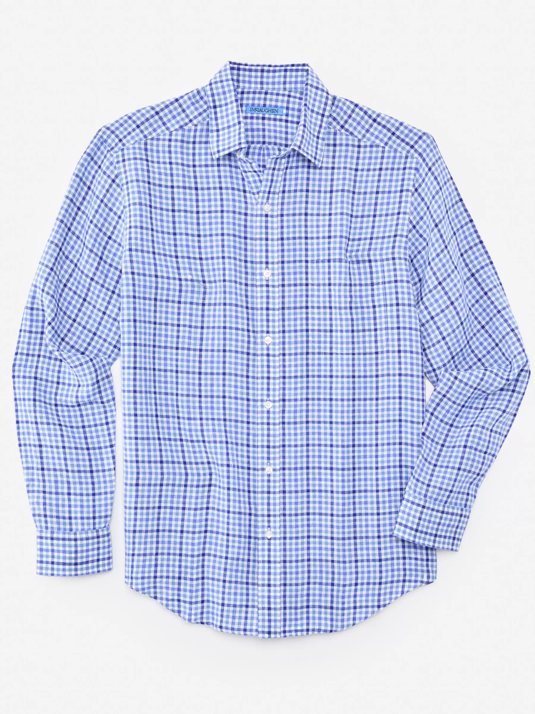 Cheap Gramercy Classic Fit Linen Shirt In Gingham Shirts