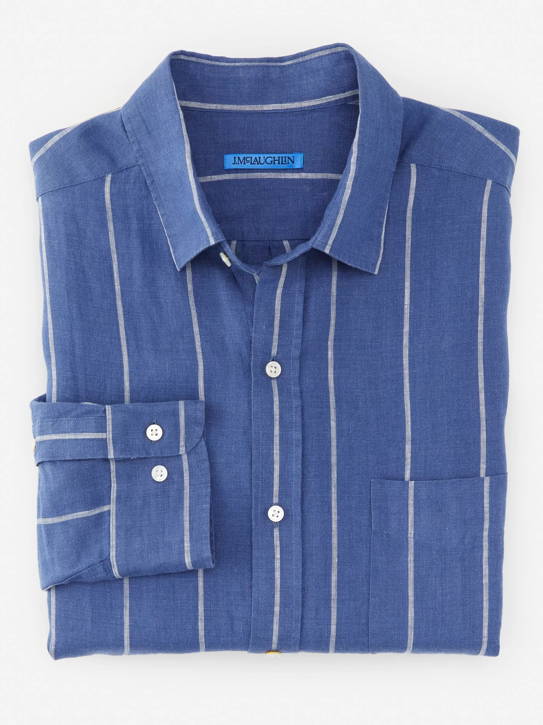 Best Gramercy Classic Fit Linen Shirt In Stripe Shirts