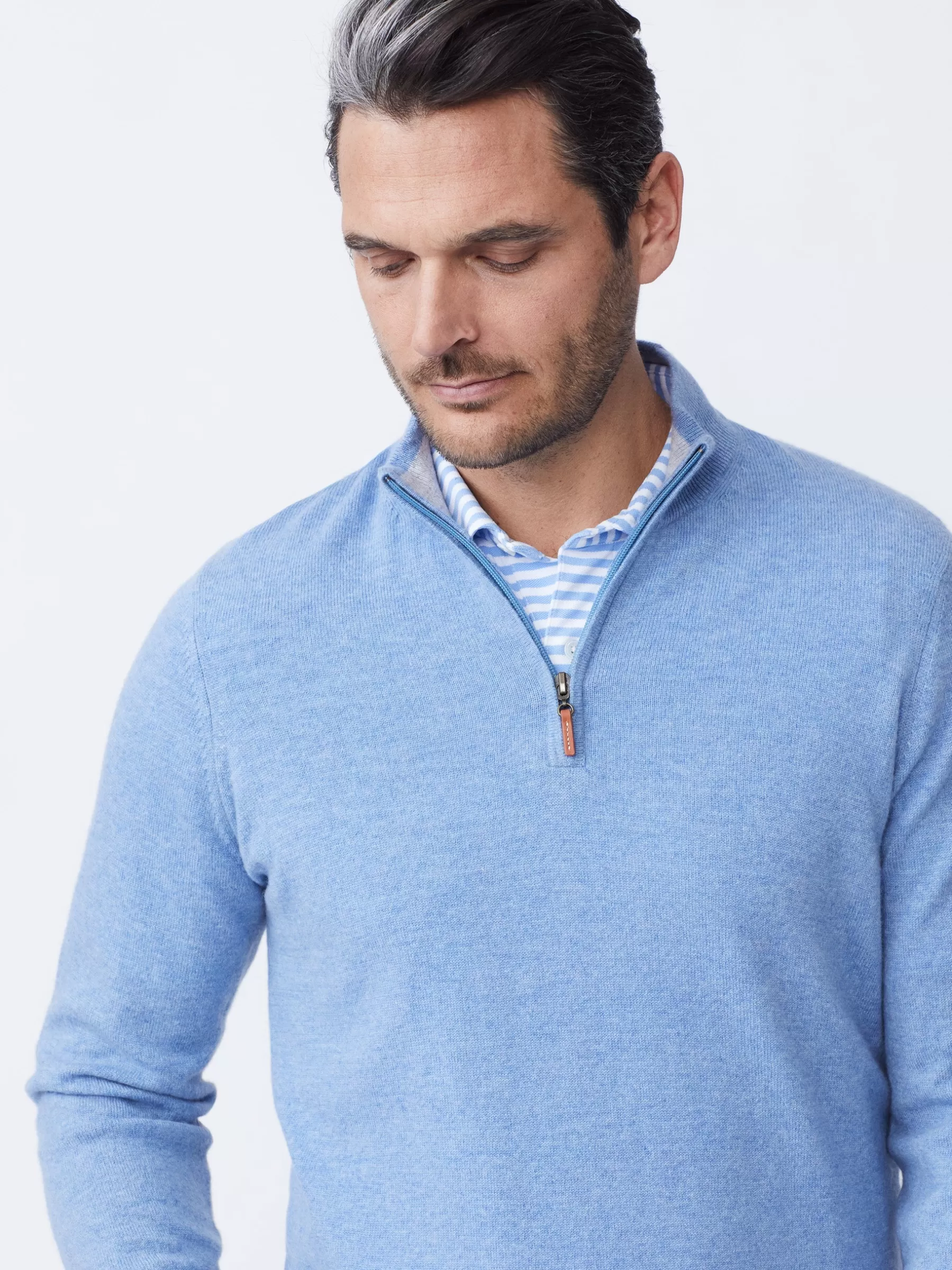 Flash Sale Henry Cashmere 1/4 Zip Sweaters