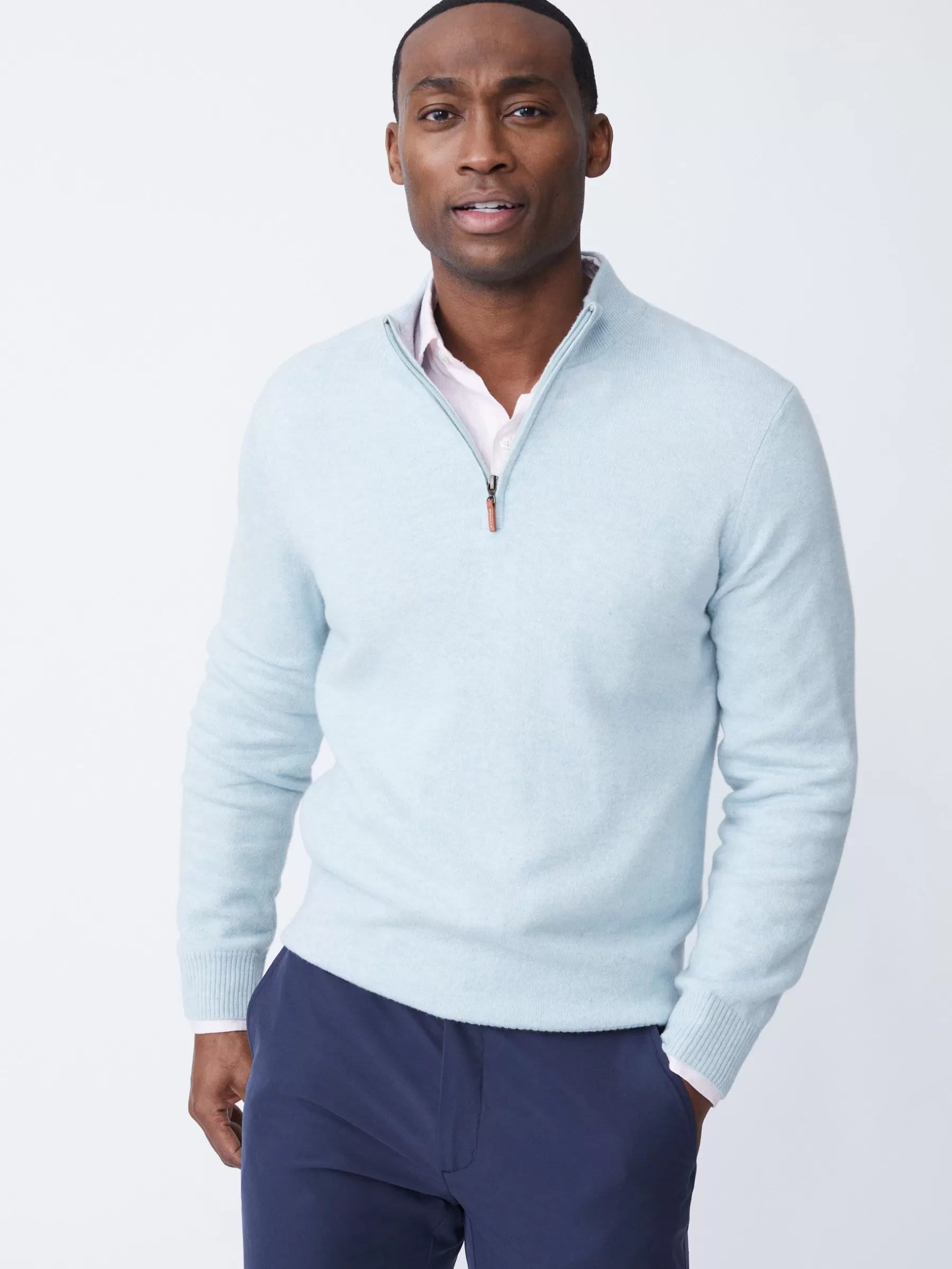 Outlet Henry Cashmere 1/4 Zip Sweaters