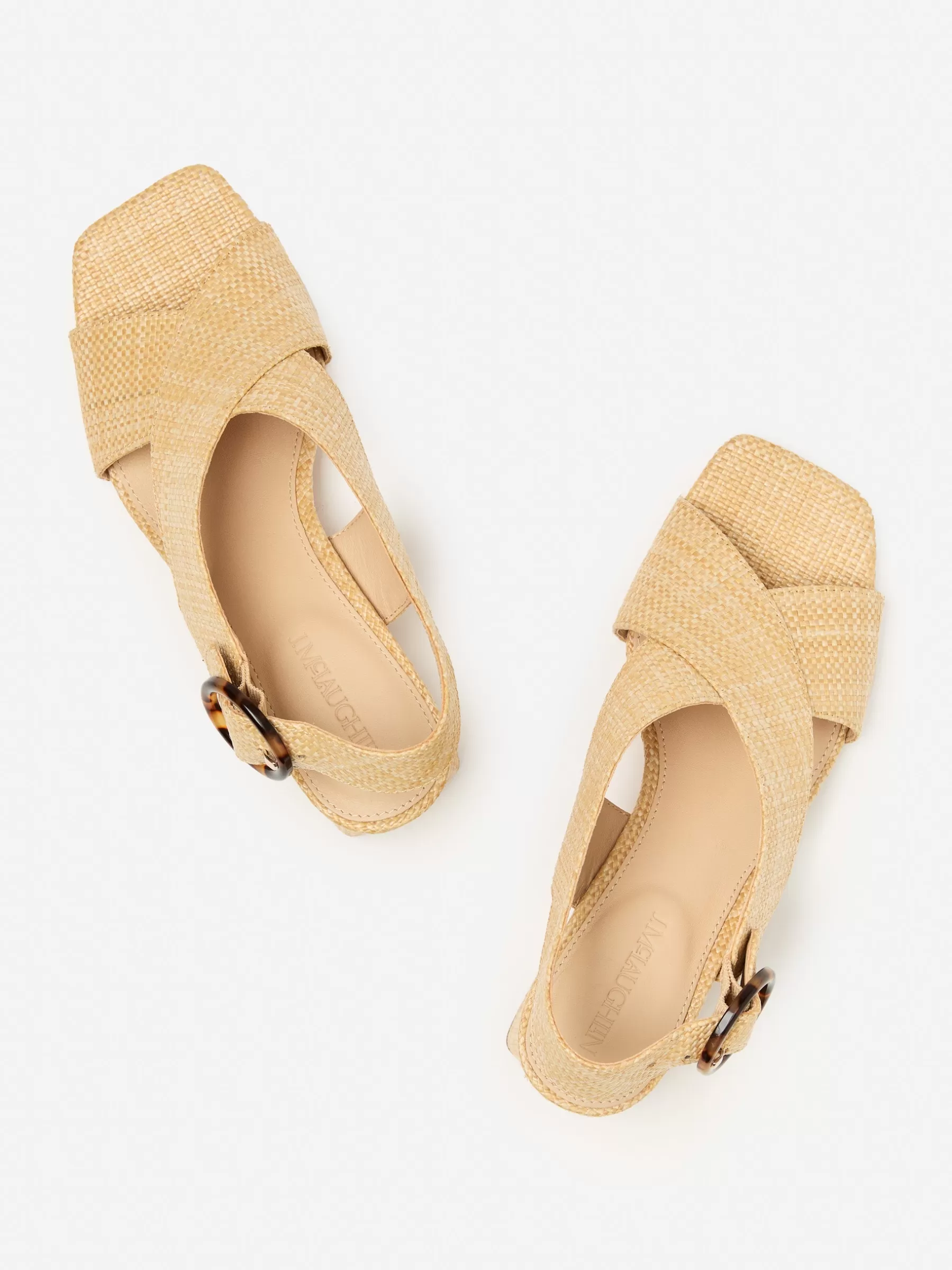 Hot Jessamine Grasscloth Heels Women Shoes & Accessories | Heels & Wedges