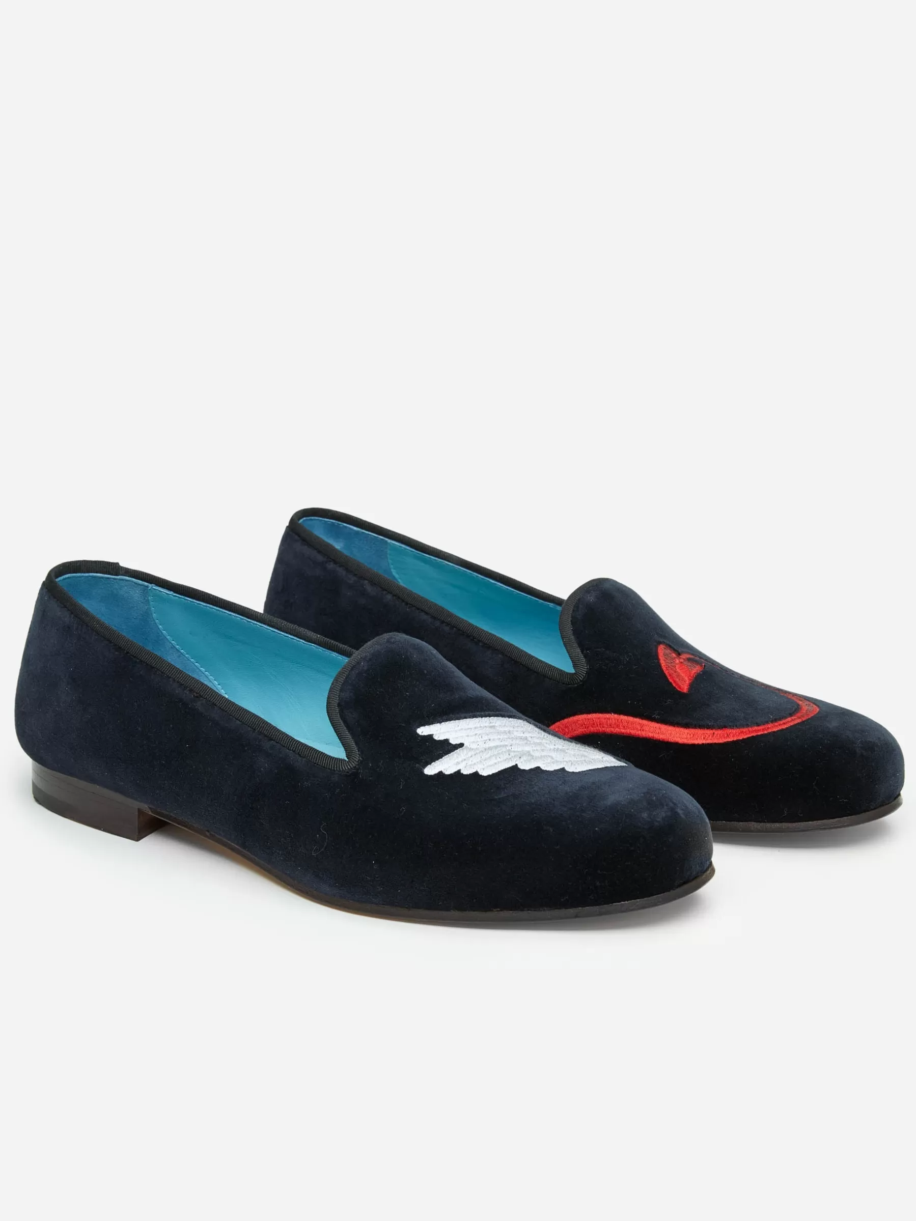 Cheap J.McL X Stubbs Wootton Embroidered Slippers In Naughty Nice Shoes & Accessories | Loafers