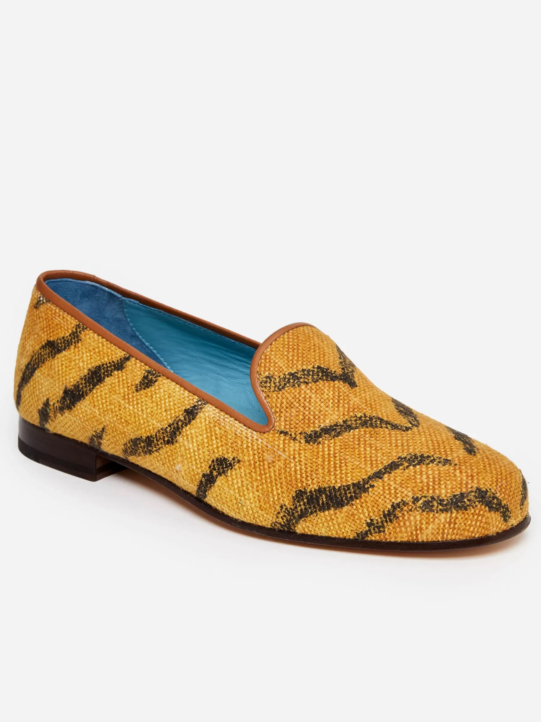 Online J.McL X Stubbs Wootton Printed Slippers In Tiger Shoes & Accessories | Loafers