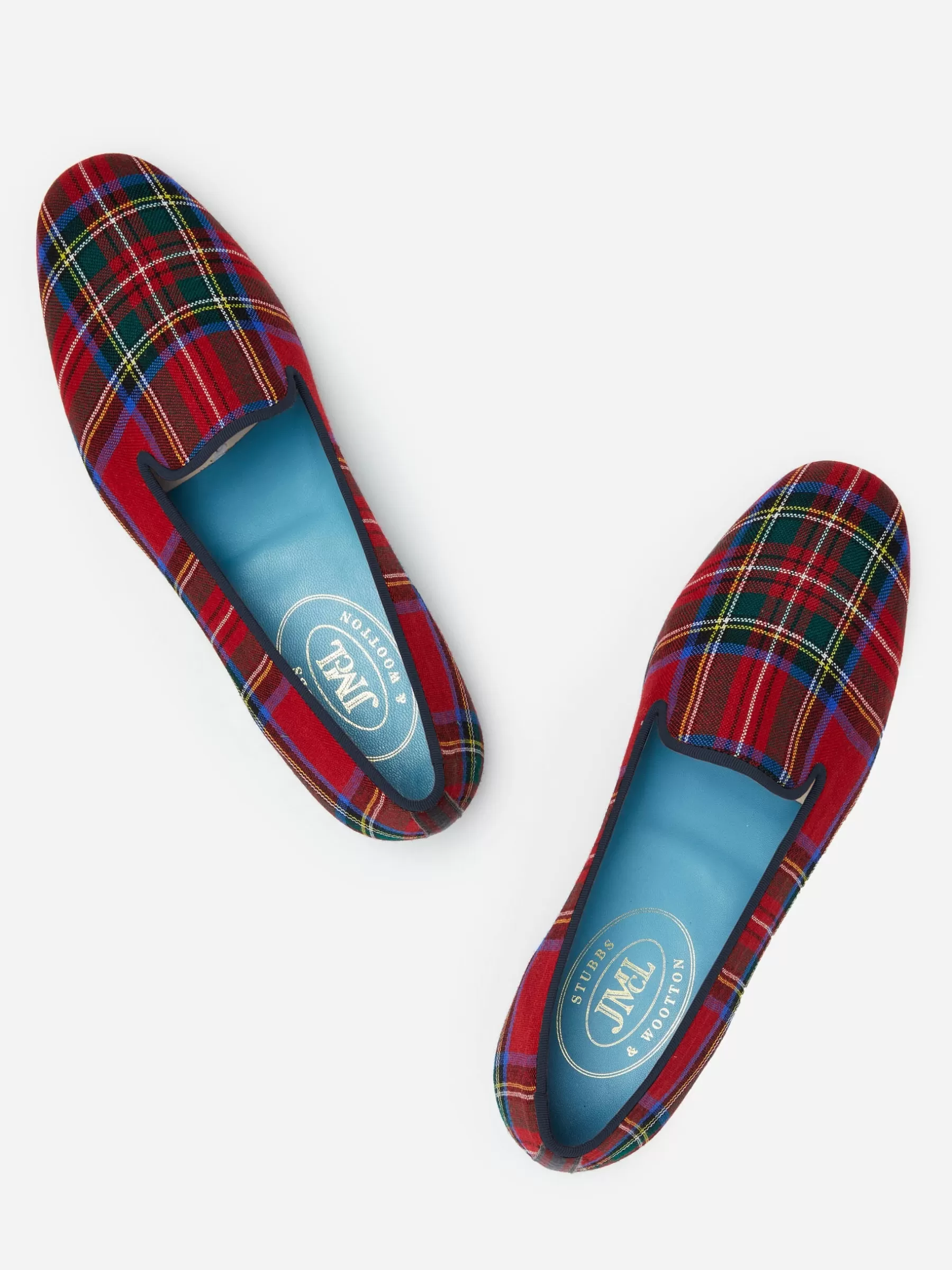 Online J.McL X Stubbs Wootton Slippers In Plaid Shoes & Accessories | Loafers