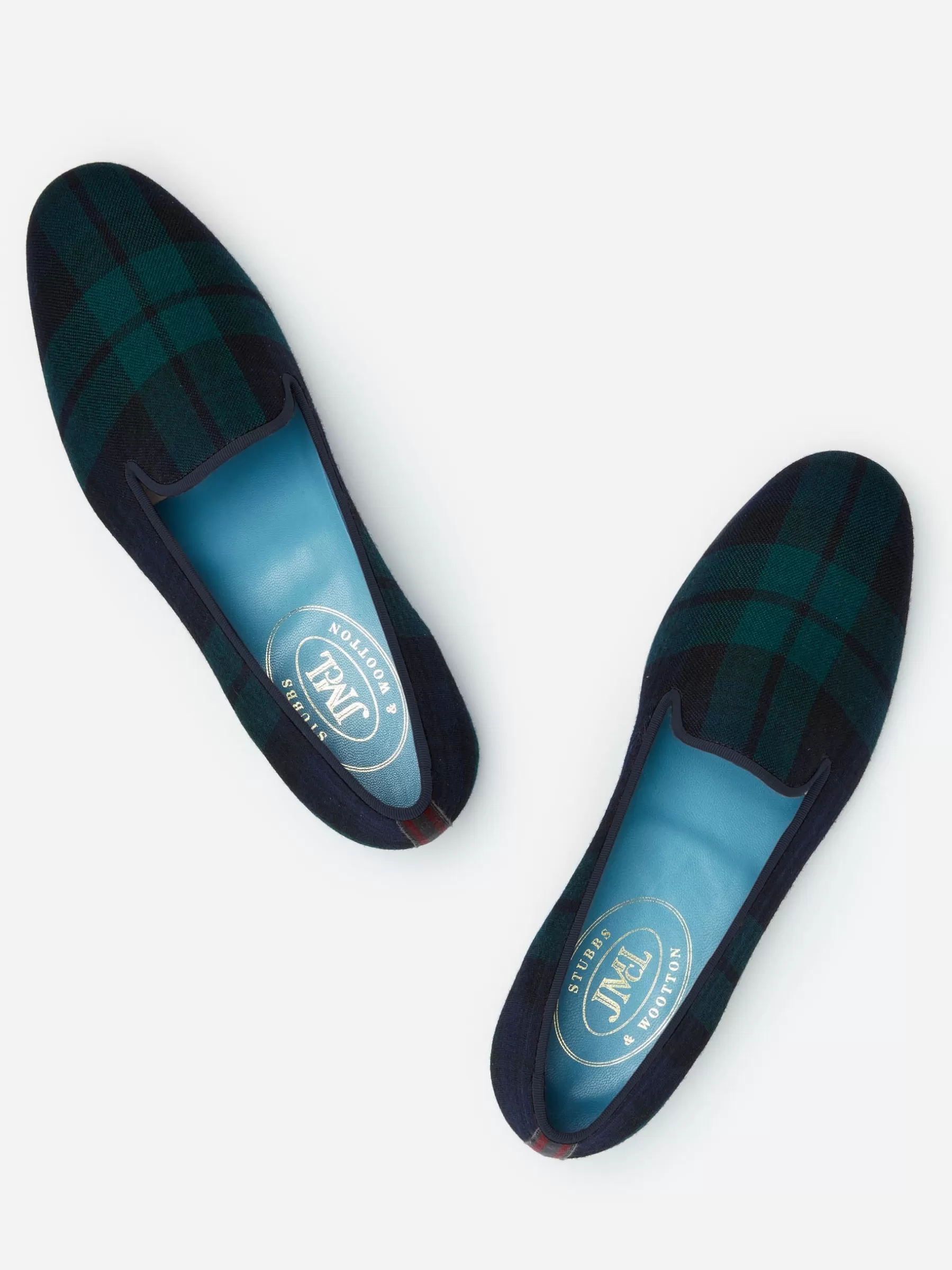 Online J.McL X Stubbs Wootton Slippers In Plaid Shoes & Accessories | Loafers