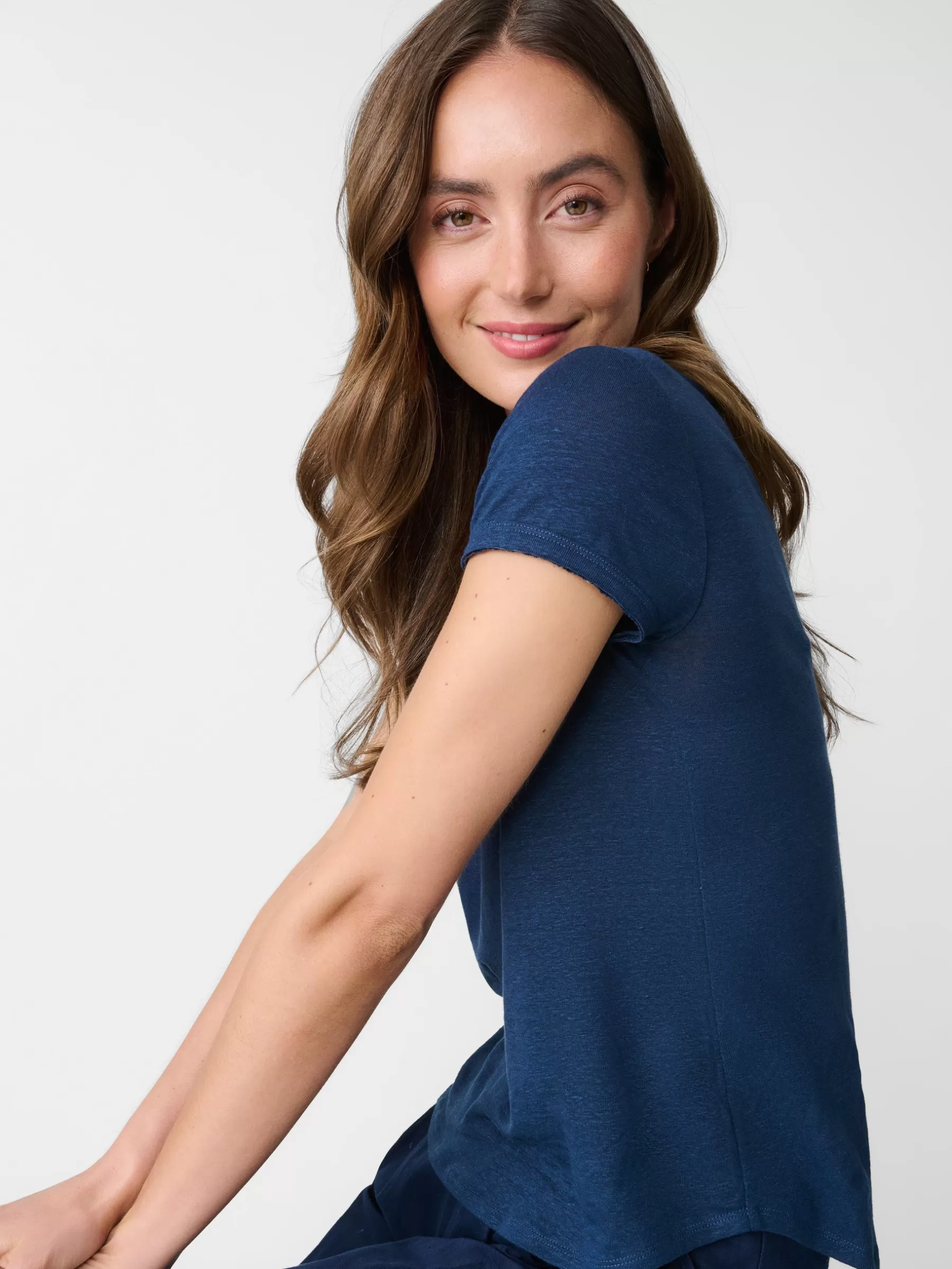 Sale Kacey Linen Tee Women Tops | Tees