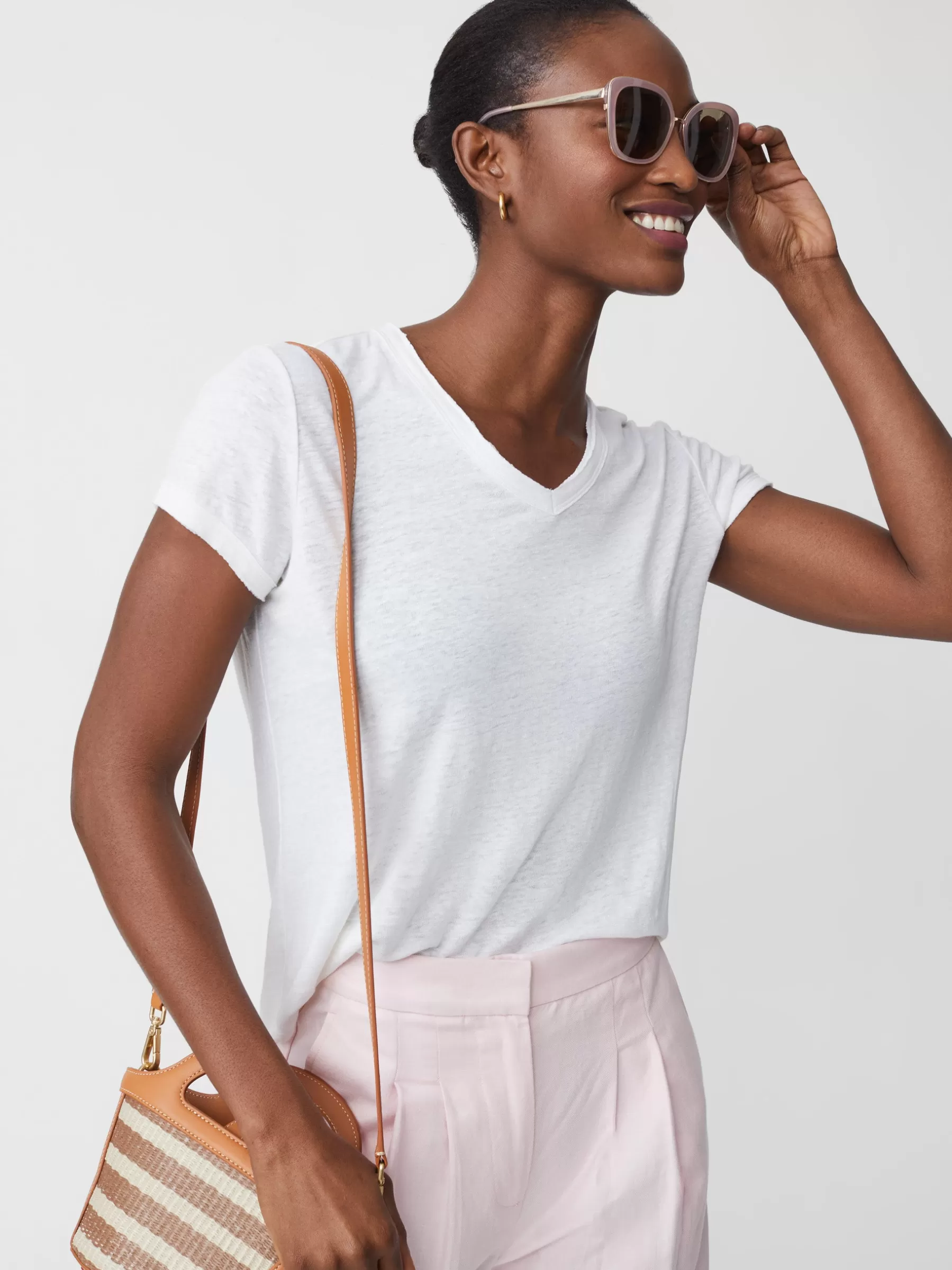 Best Sale Kacey Linen Tee Women Tops | Tees