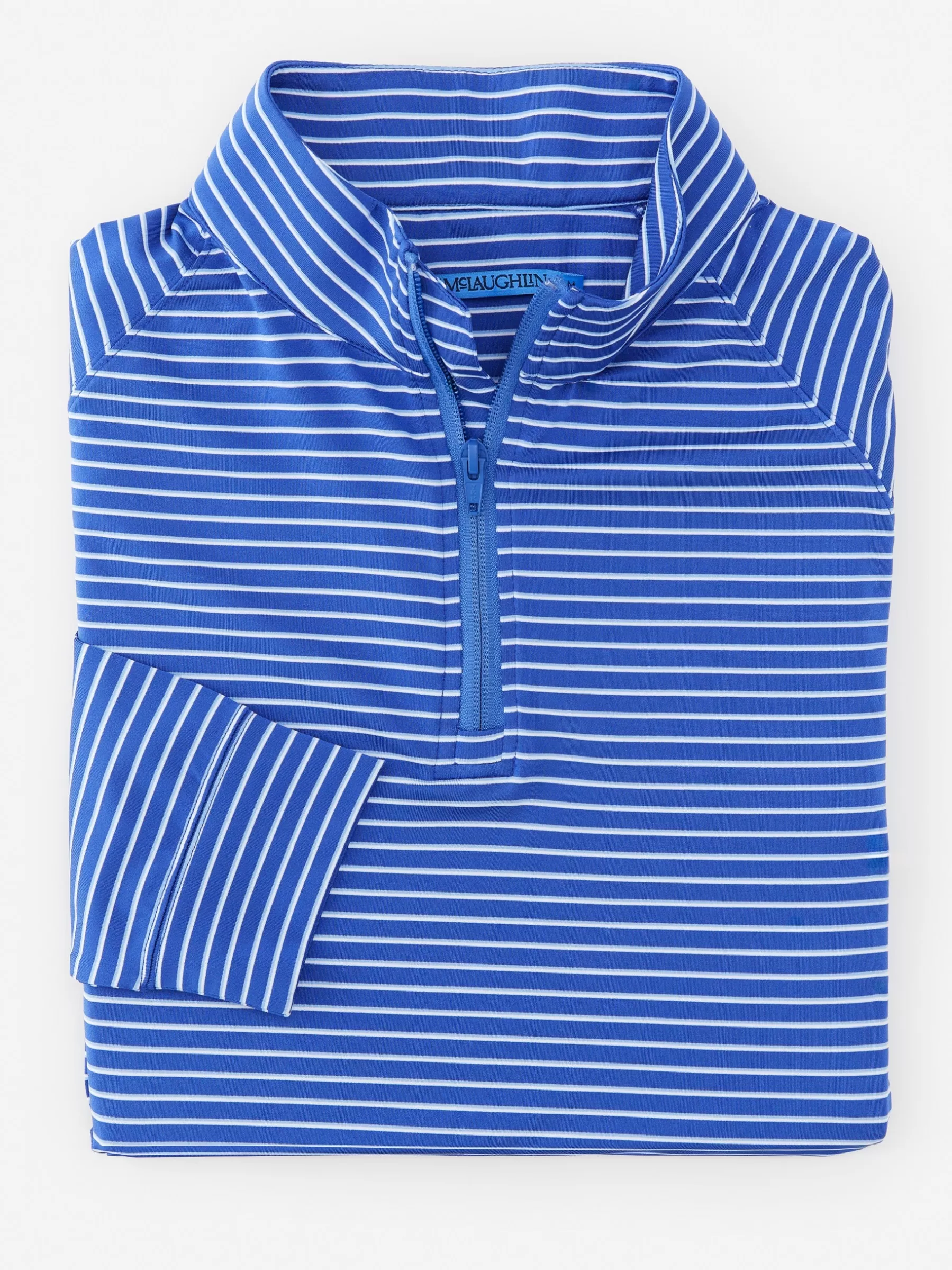 Sale Kosta Performance 1/2 Zip In Murphy Stripe Knits & Polos