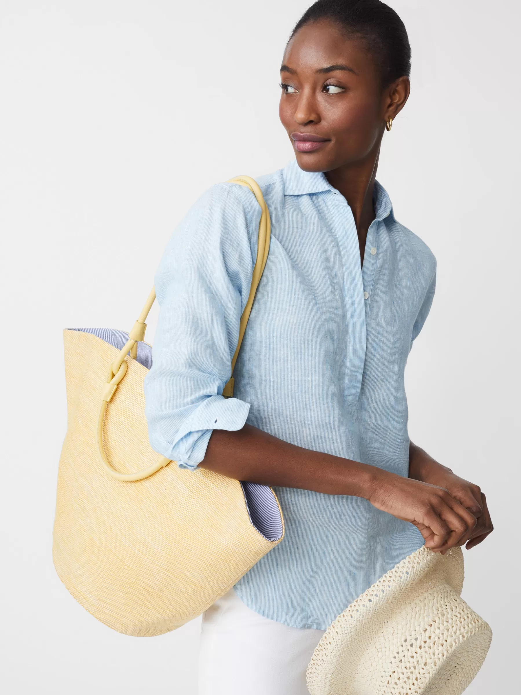 Online Lena Grasscloth Tote Women Totes | Handbags