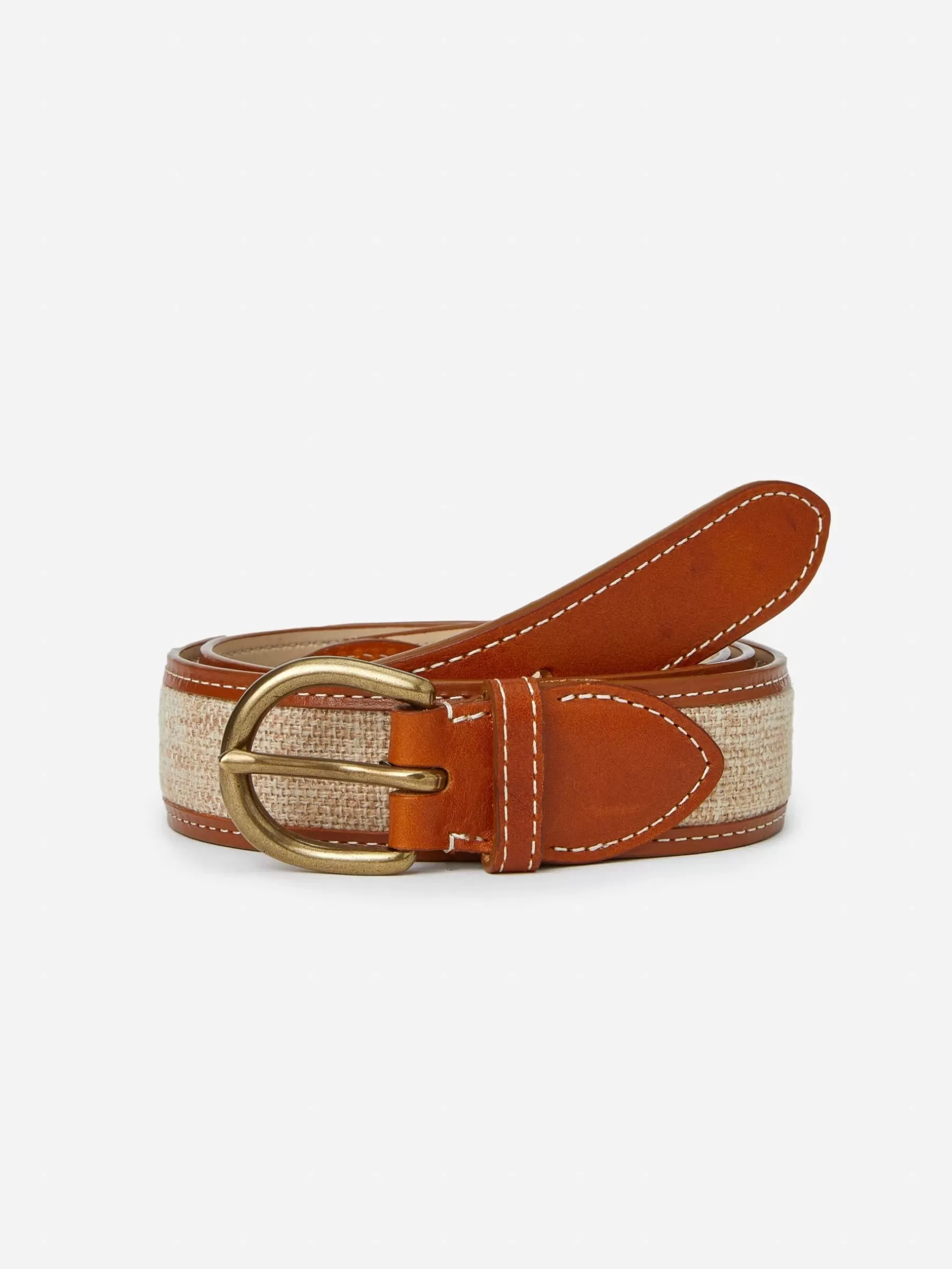 Fashion Leopold Linen Belt Shoes & Accessories | Belts