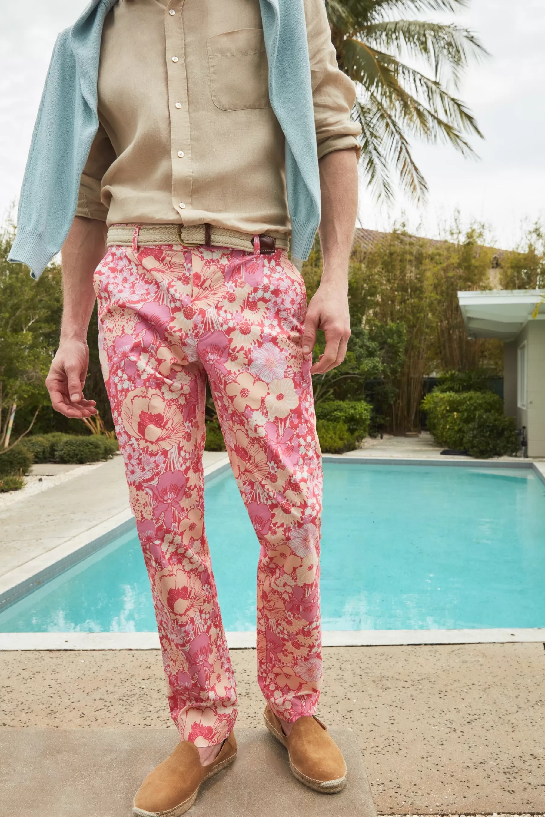 New Lukas Pants In Posh Pansies Pants