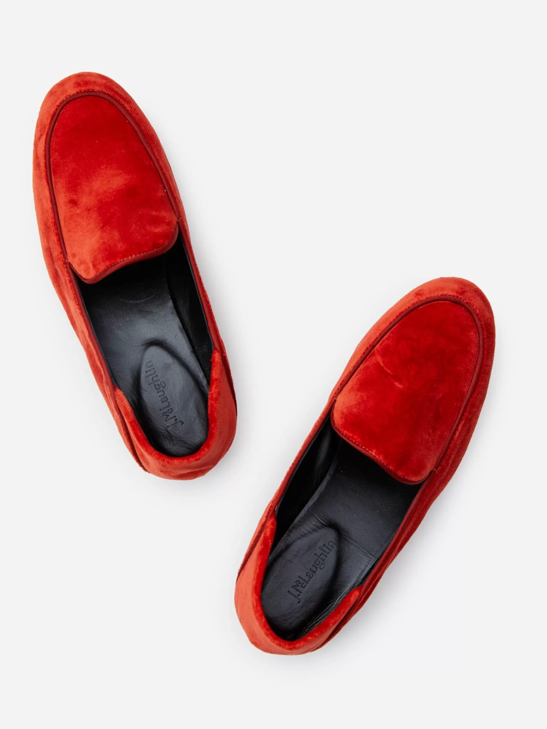 Store Luna Velvet Loafers Women Loafers