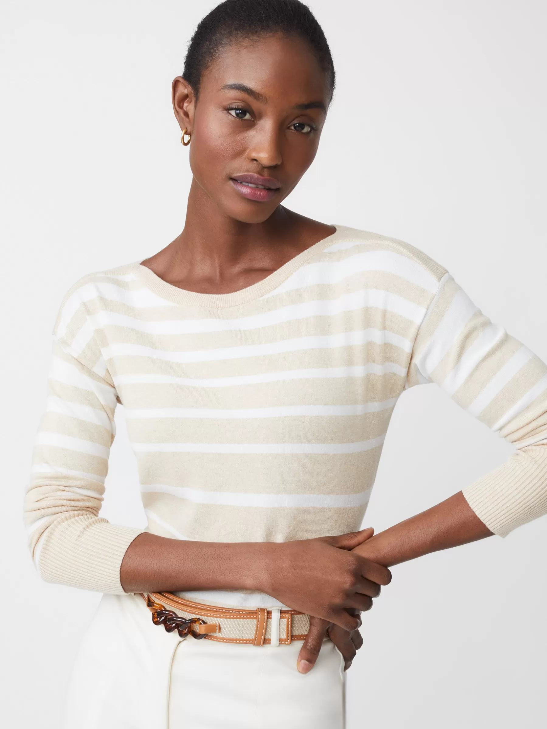 Best Marin Sweater In Stripe Women Sweaters