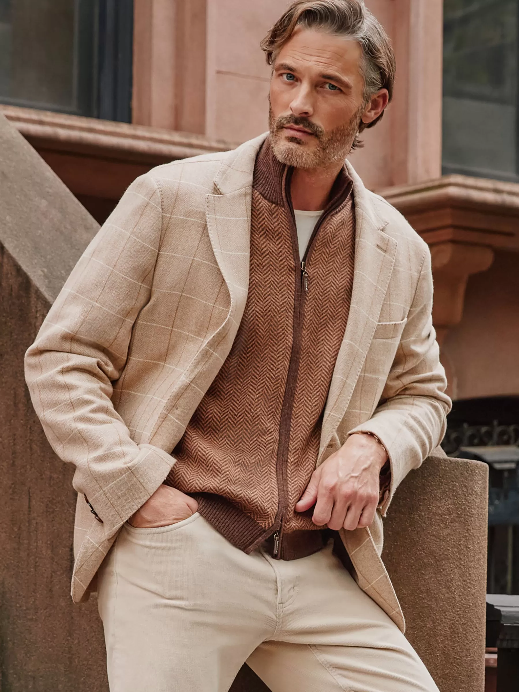 Flash Sale McCown Wool Blazer In Herringbone Jackets & Outerwear | Sport Coats