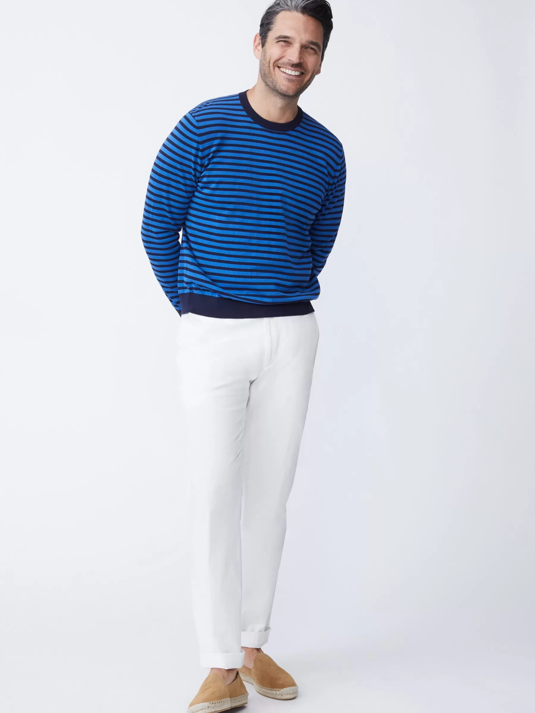 Outlet Nathan Sweater In Stripe Sweaters