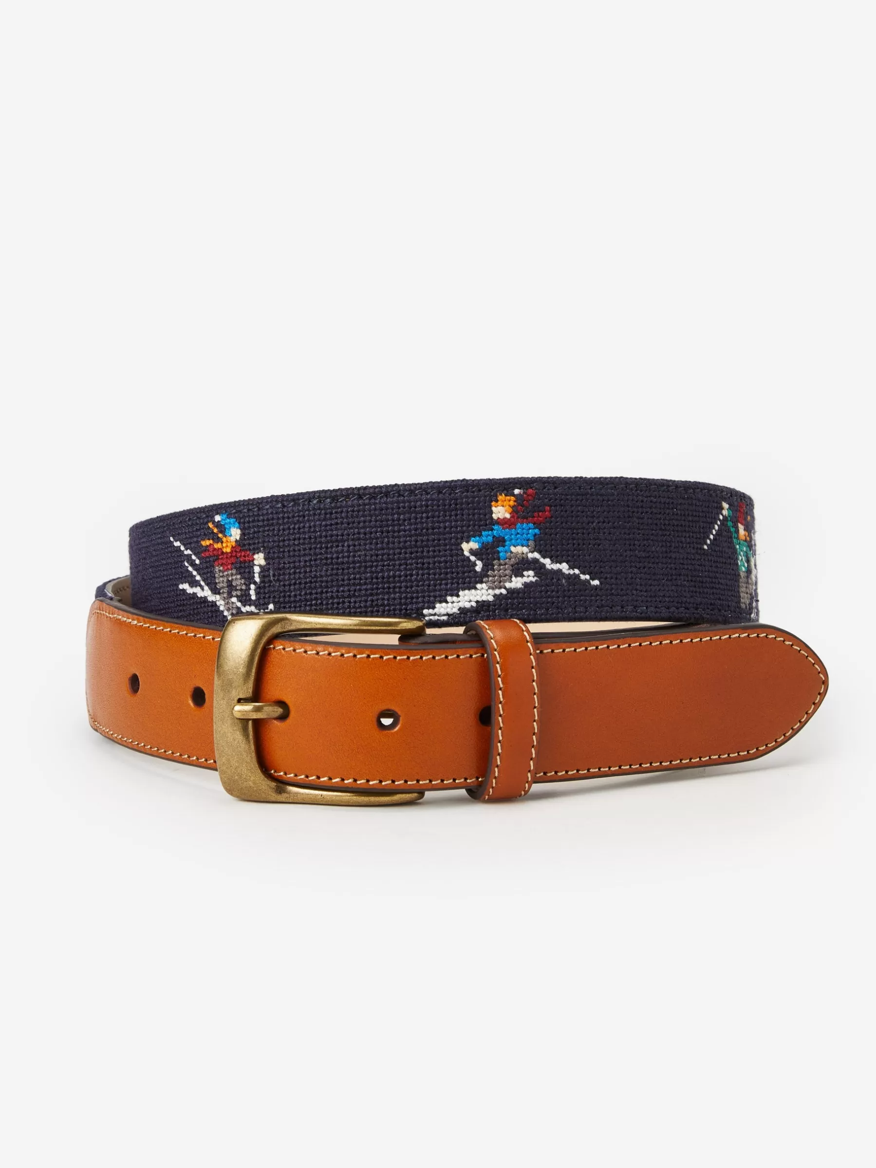 Flash Sale Needlepoint Belt In Skier Shoes & Accessories | Belts