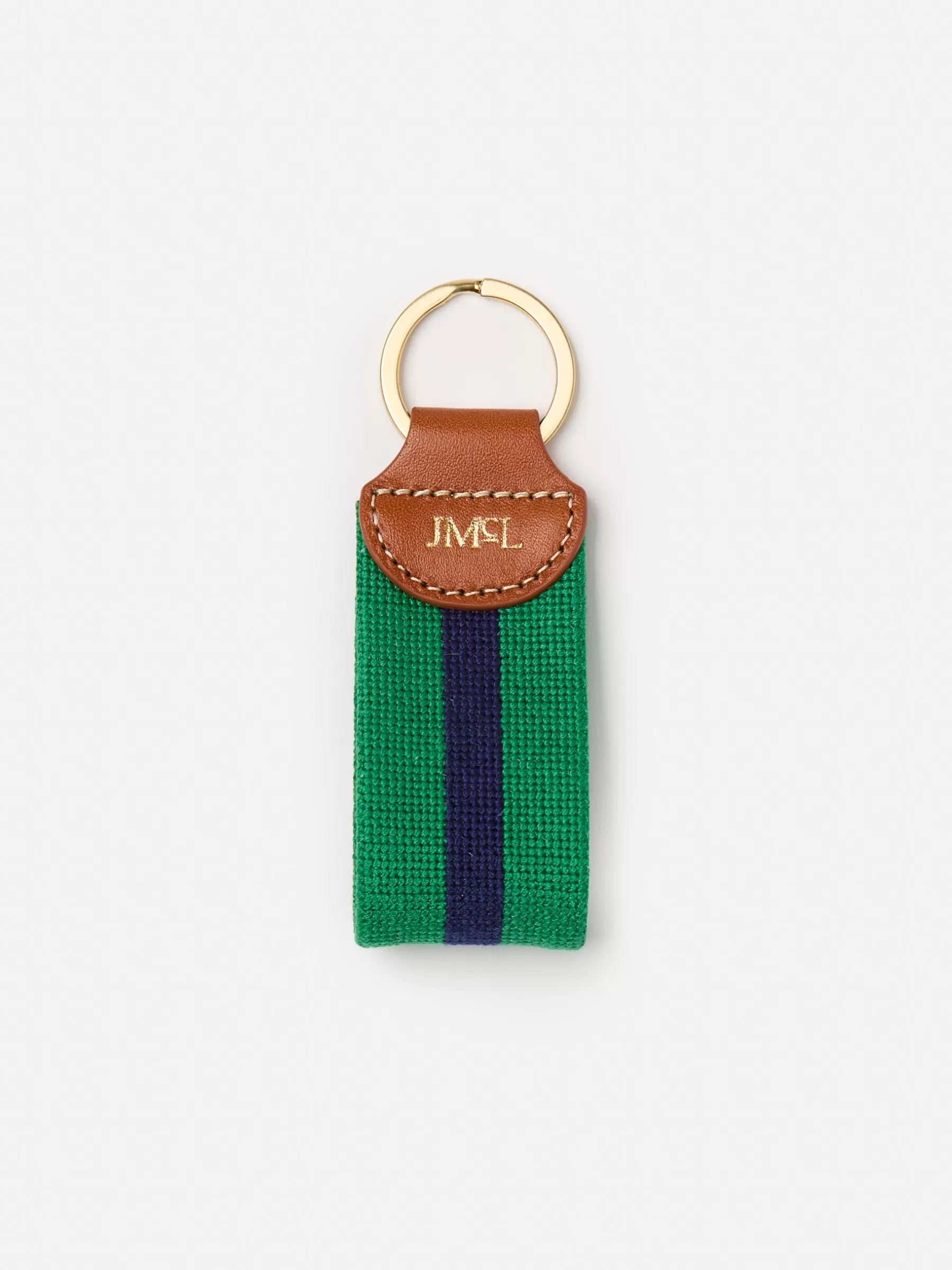 Clearance Needlepoint Keyfob In Stripe Shoes & Accessories | Luggage & Travel