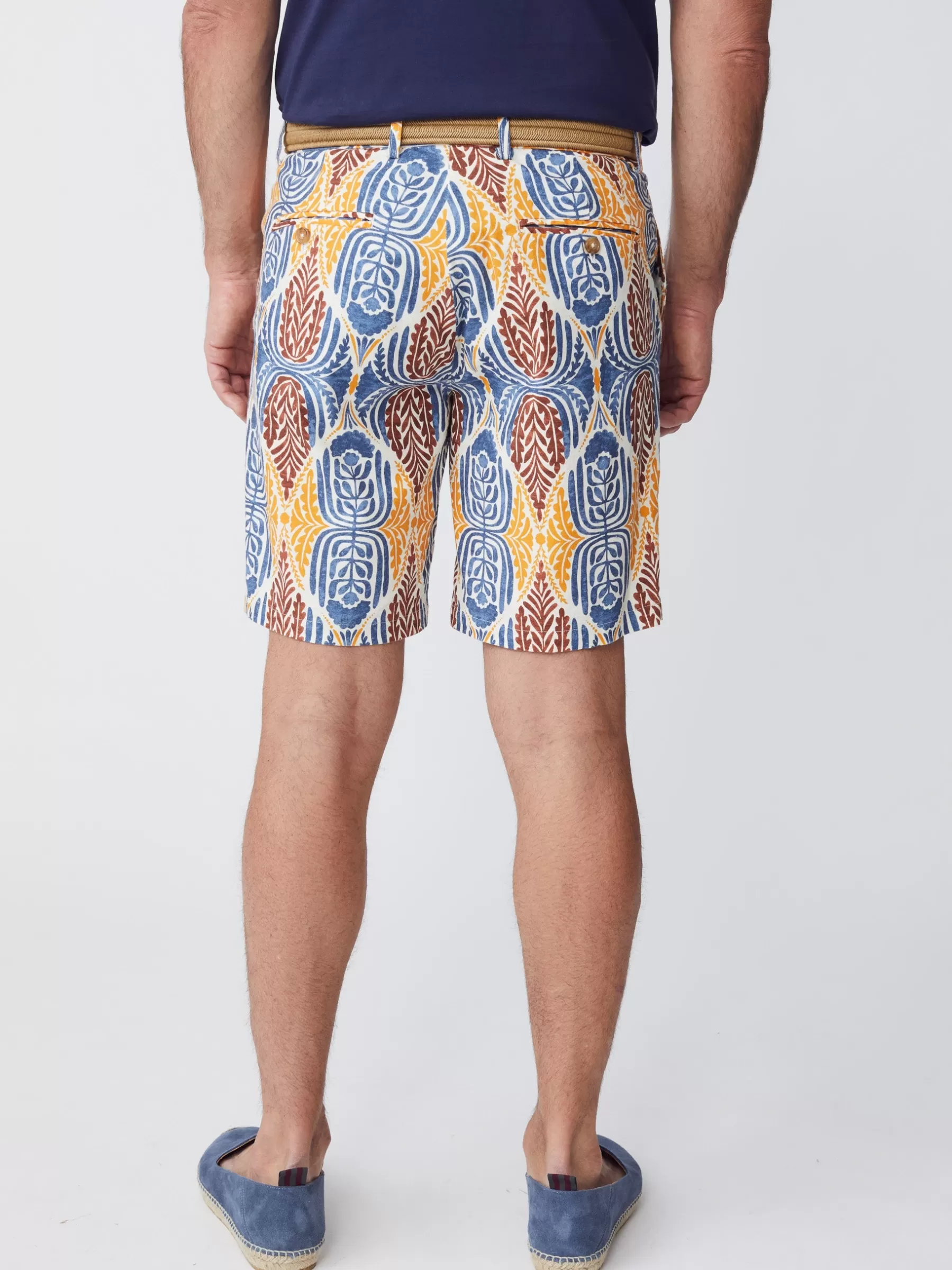 Outlet Oliver 9” Italian Twill Short In Mini Carriage House Shorts