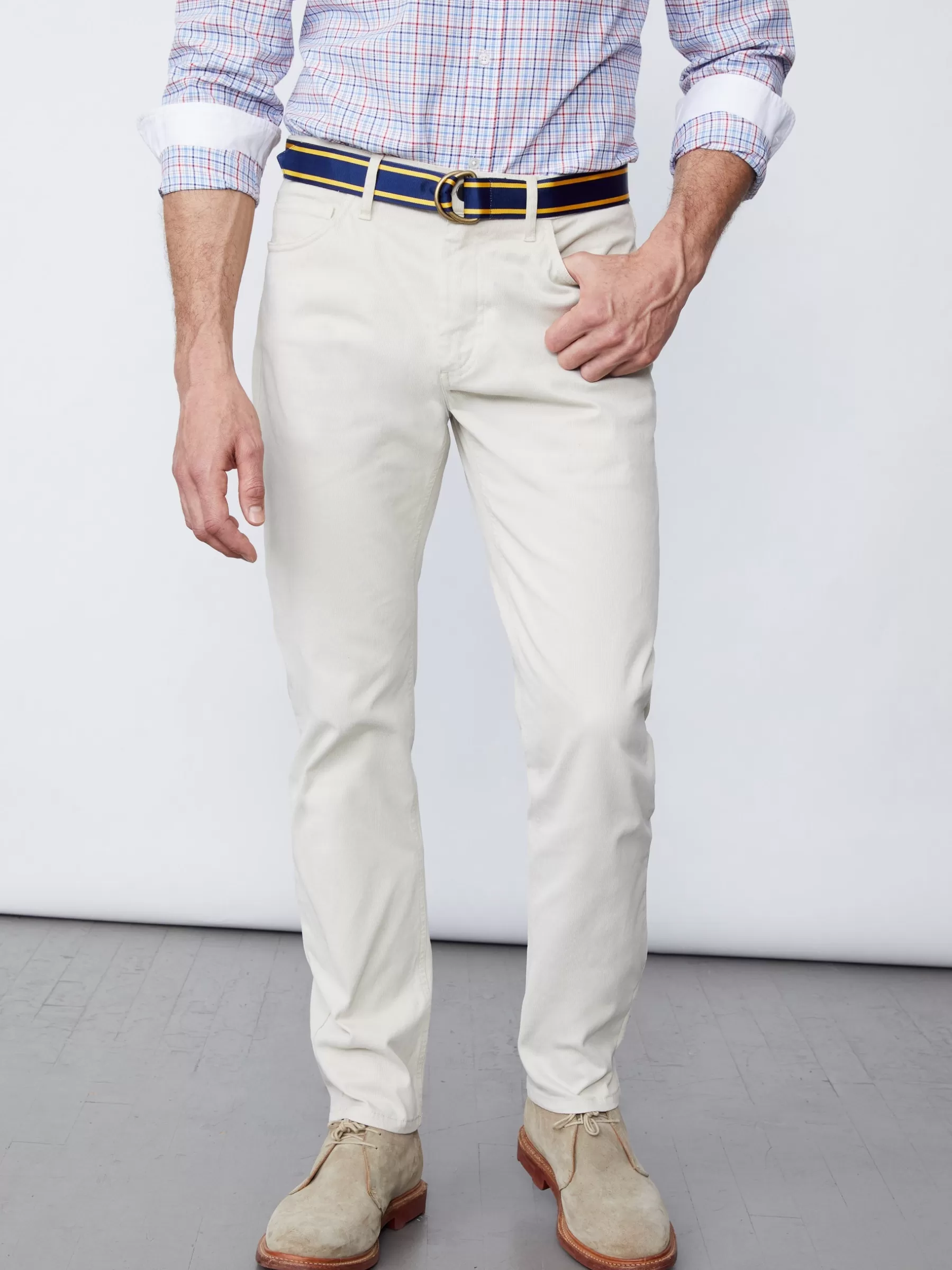 Fashion Parker 5-Pocket Straight Pants In Italian Stretch Bedford Cord Pants