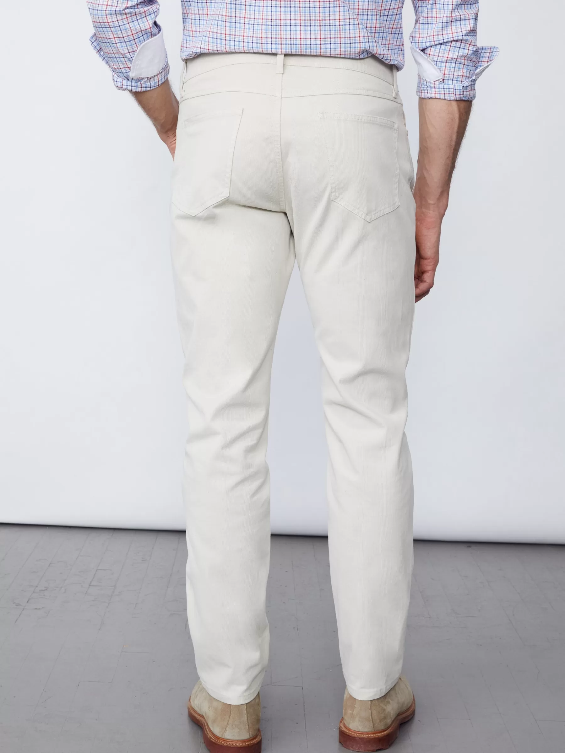 Fashion Parker 5-Pocket Straight Pants In Italian Stretch Bedford Cord Pants