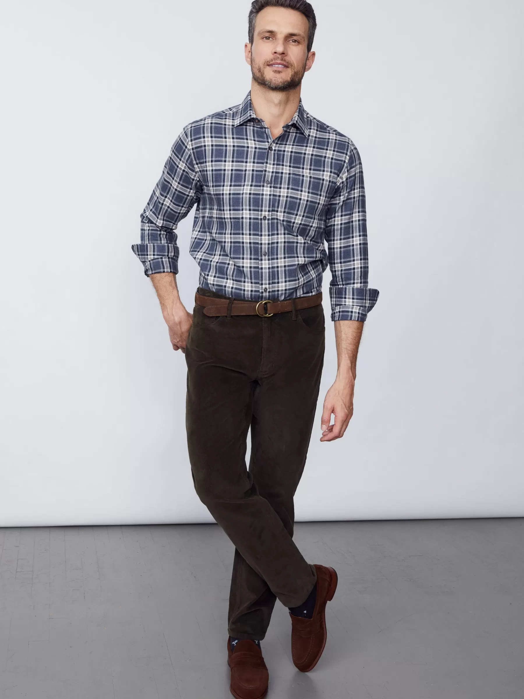 Best Parker 5-Pocket Straight Pants In Italian Stretch Cord Pants