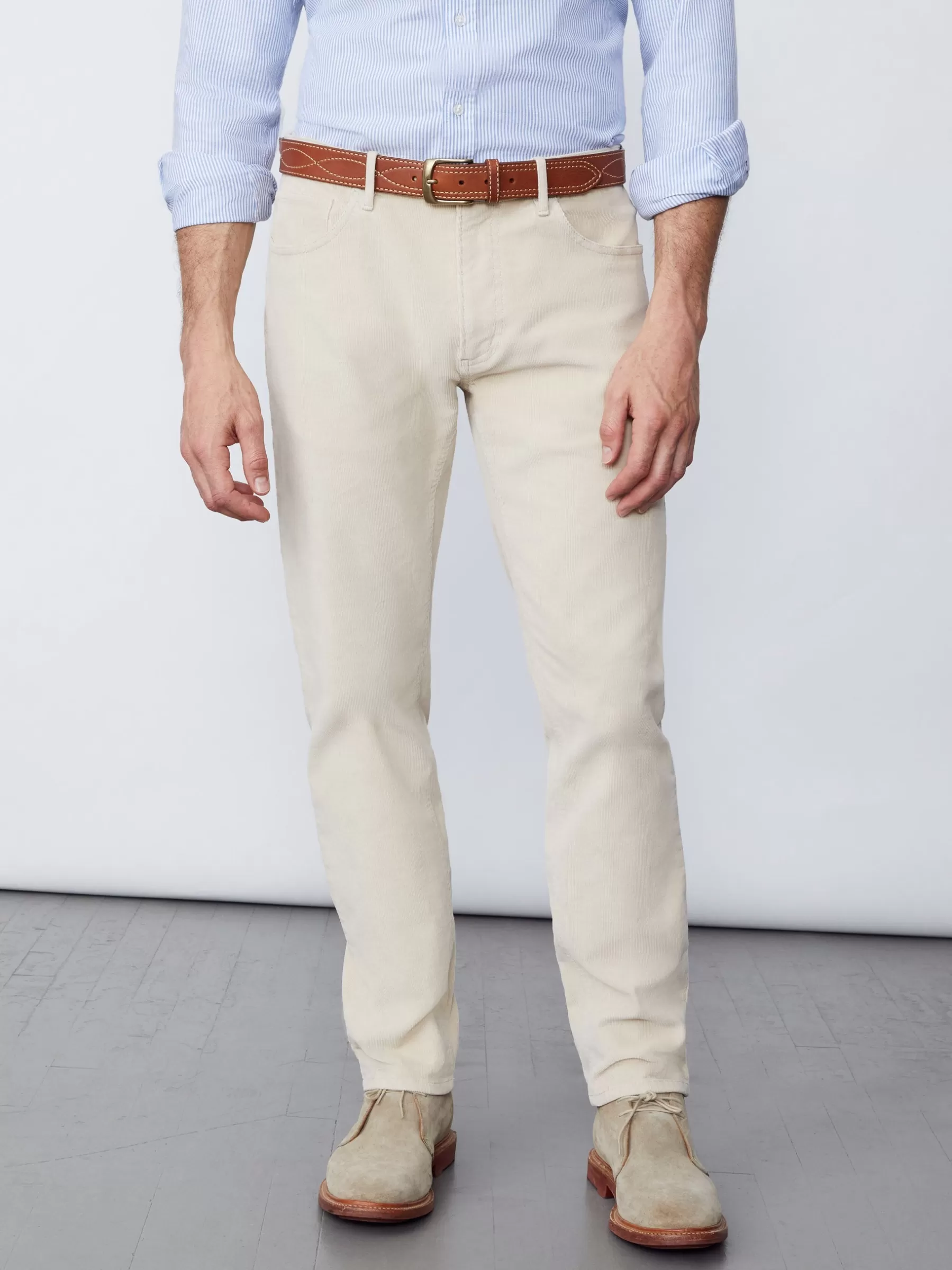 Cheap Parker 5-Pocket Straight Pants In Italian Stretch Cord Pants