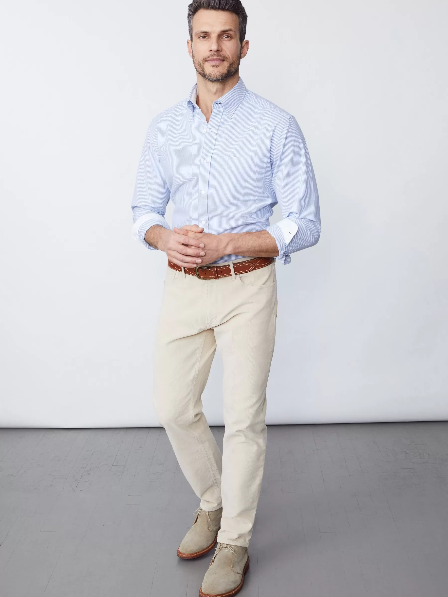 Cheap Parker 5-Pocket Straight Pants In Italian Stretch Cord Pants