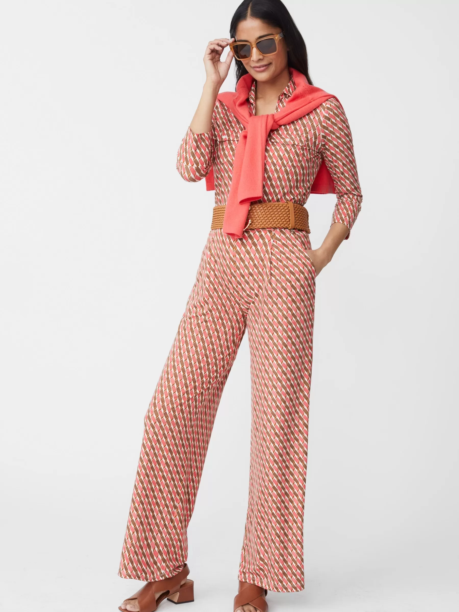 Best Sale Pasha Pants In Mini Fernwood Geo Women Suits & Sets | Pants