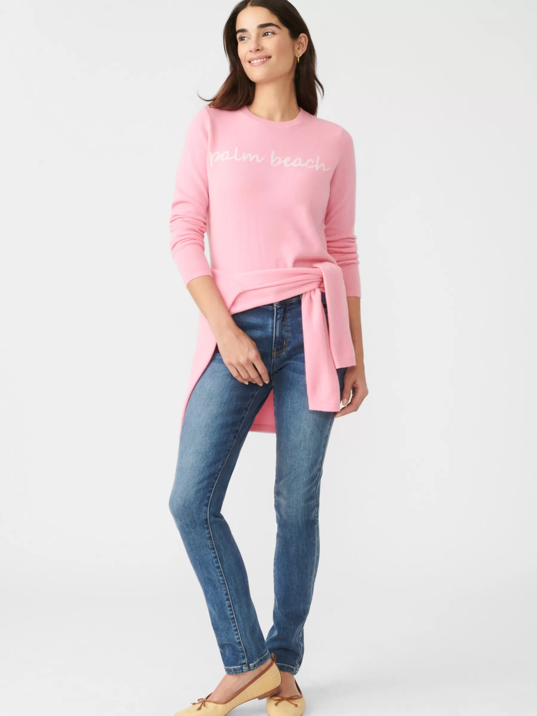 Cheap Shield Cashmere Sweater In Palm Beach Women Sweaters