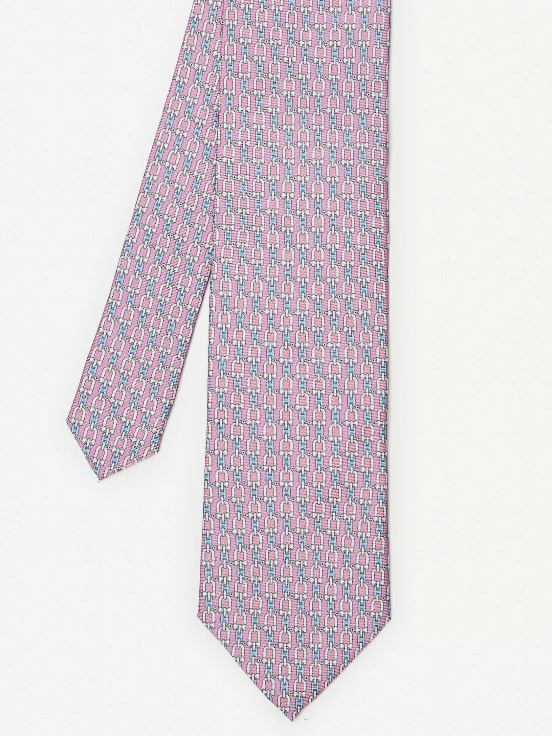 Fashion Silk Tie In Linked Chain Shoes & Accessories | Ties