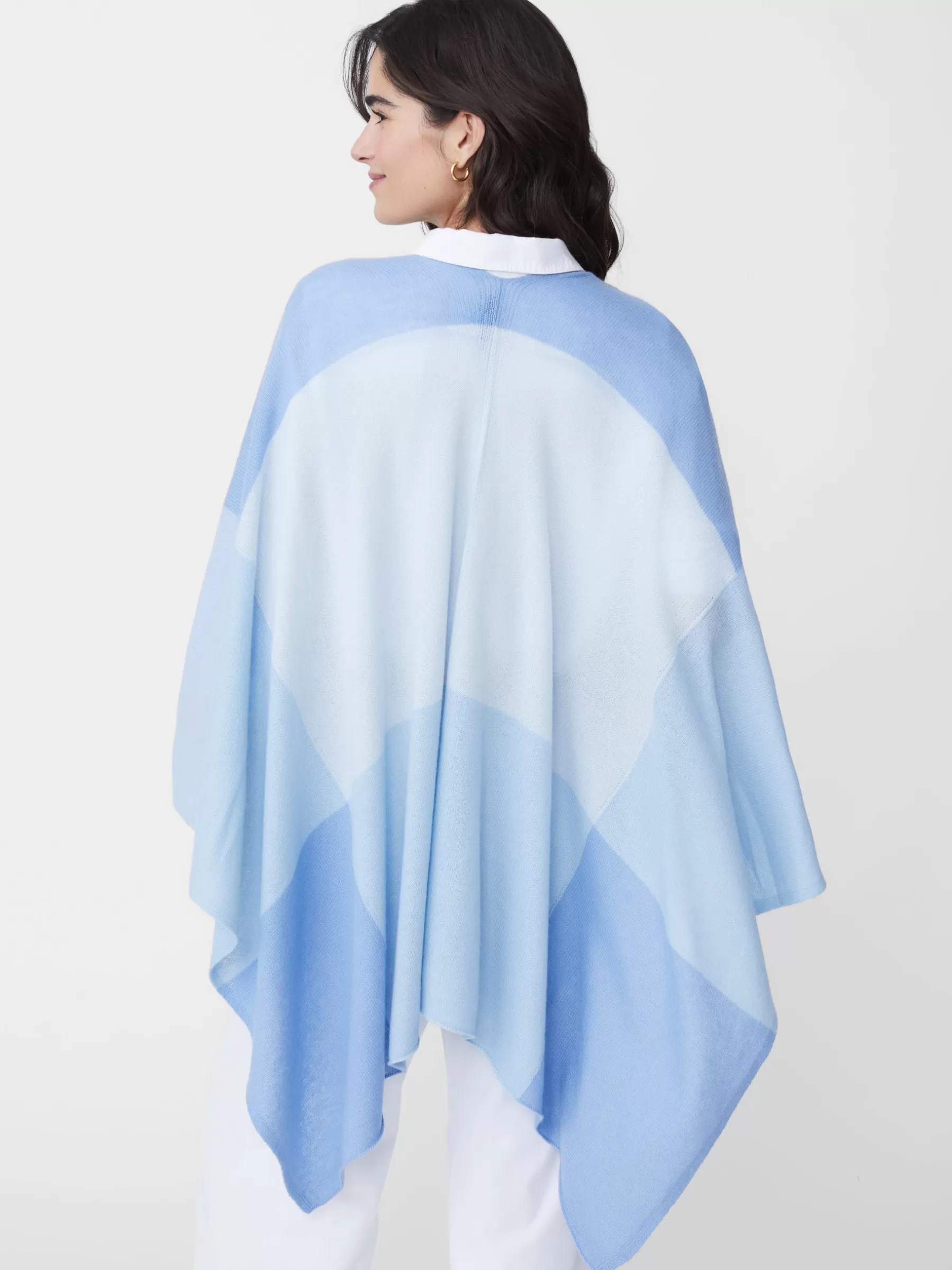 Best Sale Skyler Cashmere Poncho In Colorblock Women Jackets & Outerwear | Sweaters